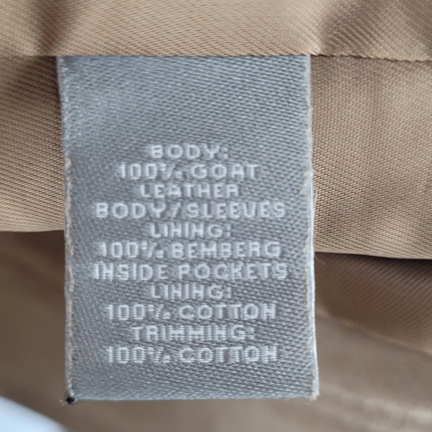 Neiman Marcus Brown Soft Genuine Goat Suede Bemberg Lined Jacket Medium M *tear