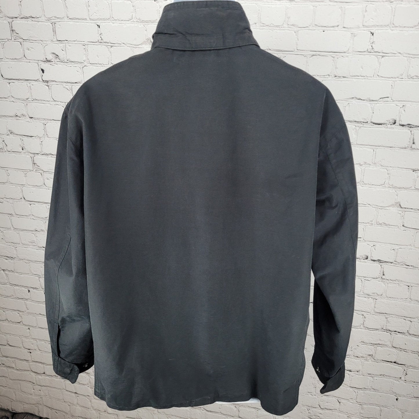 Harold Powell Black Full Zip Mesh Lined Inner Pockets Jacket Size Large L
