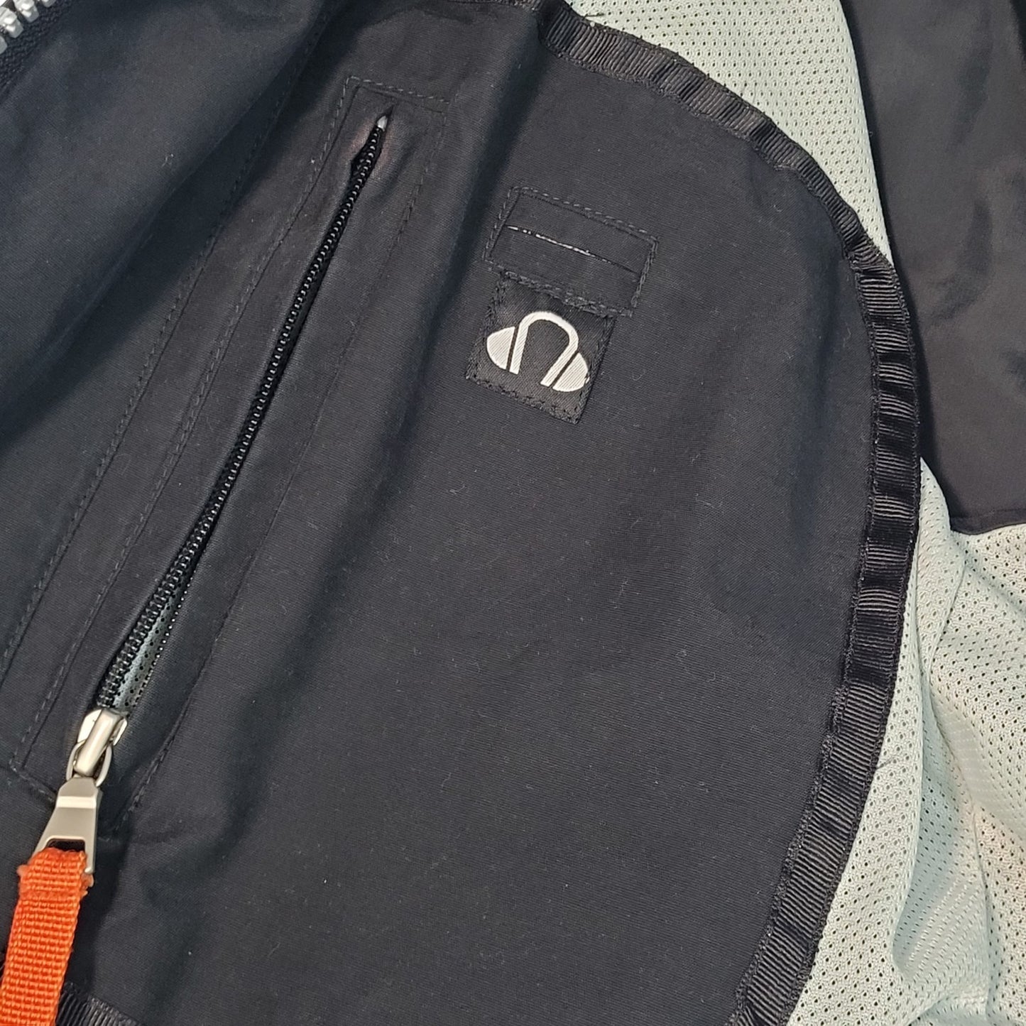Harold Powell Black Full Zip Mesh Lined Inner Pockets Jacket Size Large L