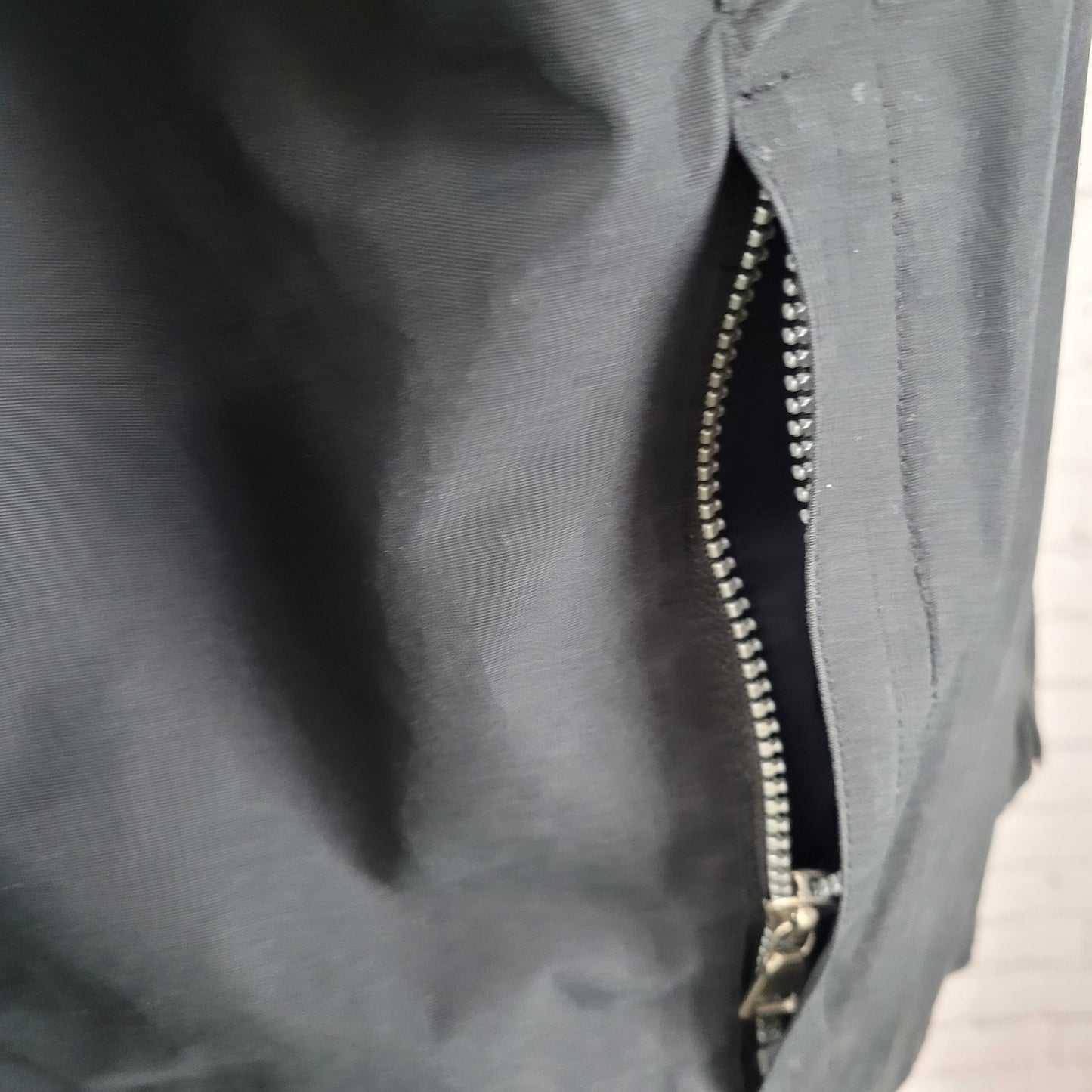 Harold Powell Black Full Zip Mesh Lined Inner Pockets Jacket Size Large L