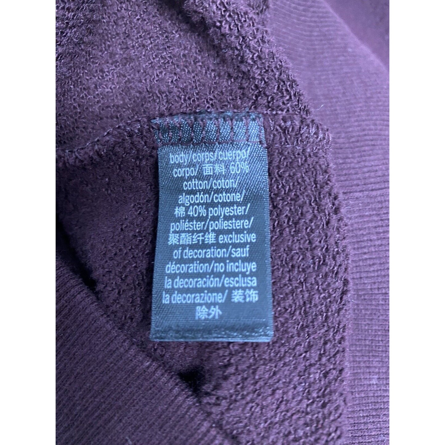Victoria Sport Dark Purple Pullover Boat Neck Long Sleeve Sweater Sweatshirt XS