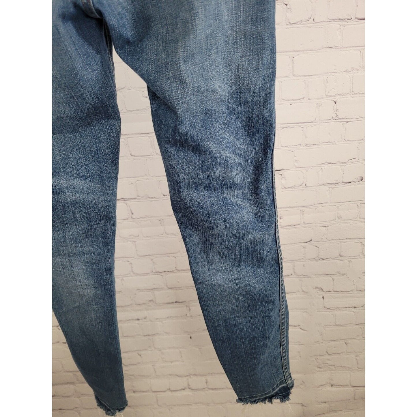 Madewell Blue Distressed 10" High Rise Skinny Jeans Women’s Size 23 (24 X 27)