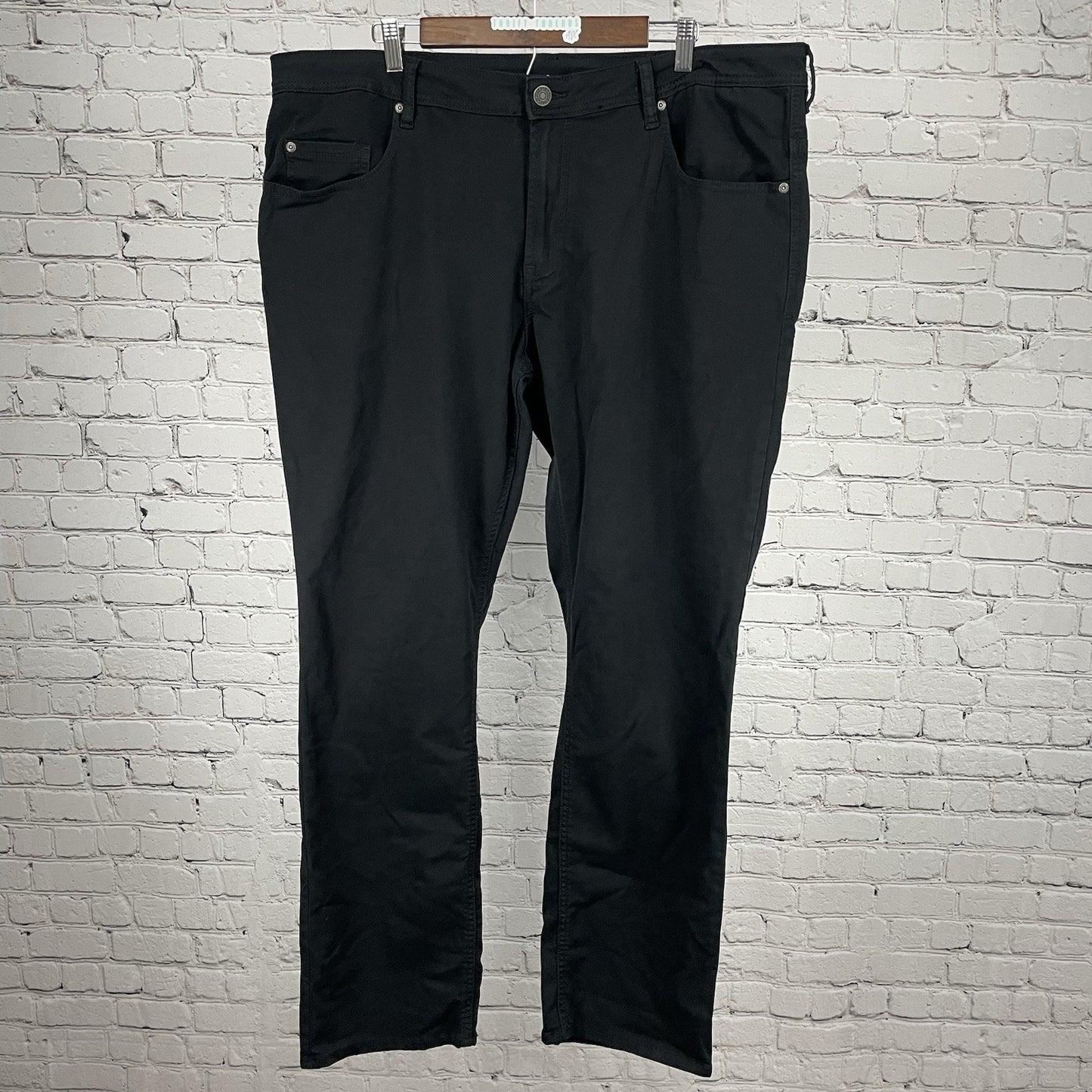 NWT Buffalo Black David Bitton Archer Slim Stretch Soft Touch Pants Size 42x34