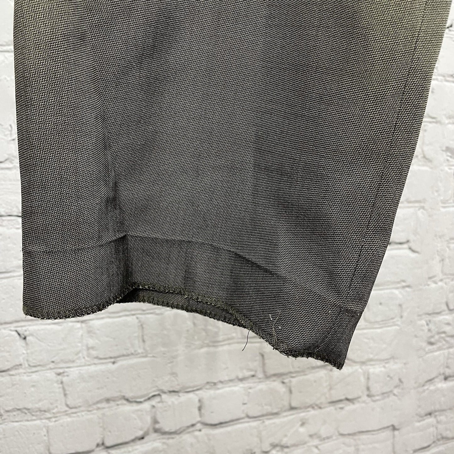 Cubavera Brown Herringbone Flat Front Lightweight Straight Leg Pants Size 36x29