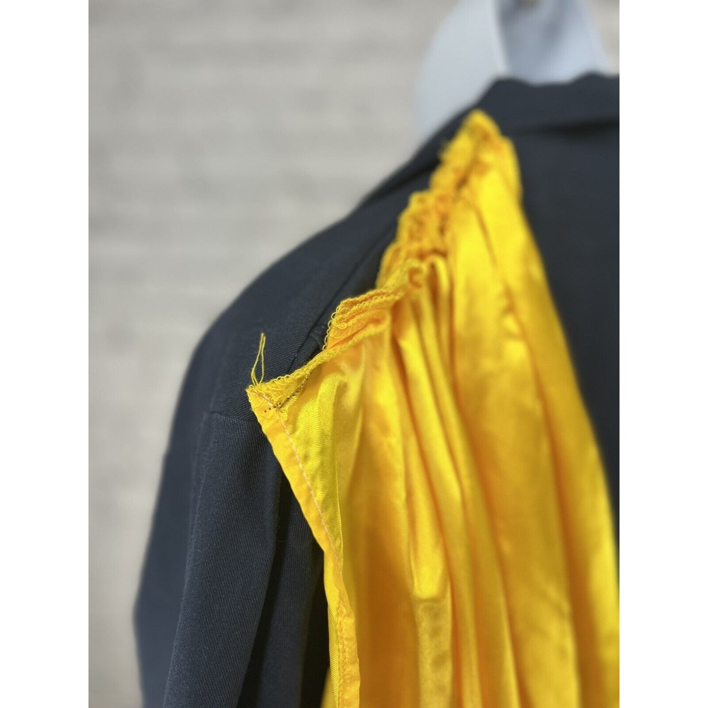 Red Kap Blue Yellow Long Sleeve Costume Band Cape Jumpsuit Size 42R (39X27)