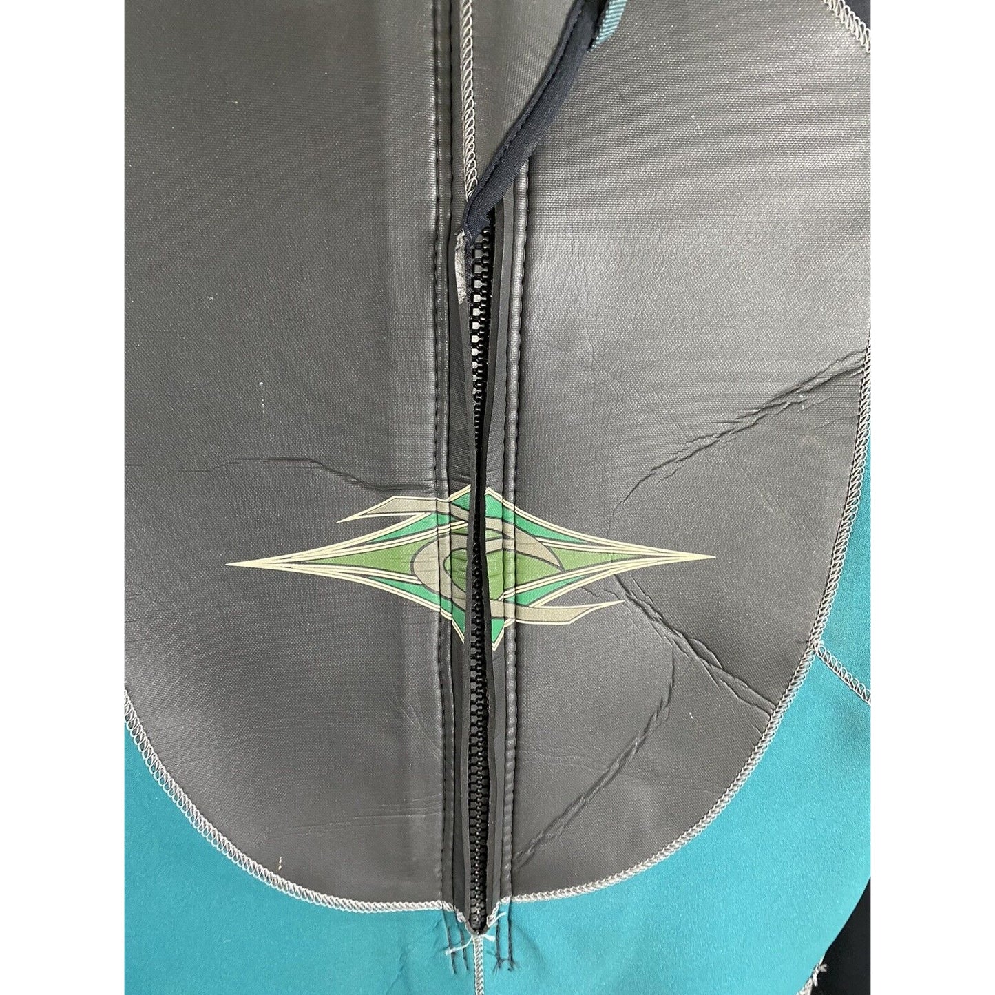 Rip Curl Tube Tested Black Green One Piece Full Body Wetsuit Unisex Adult S