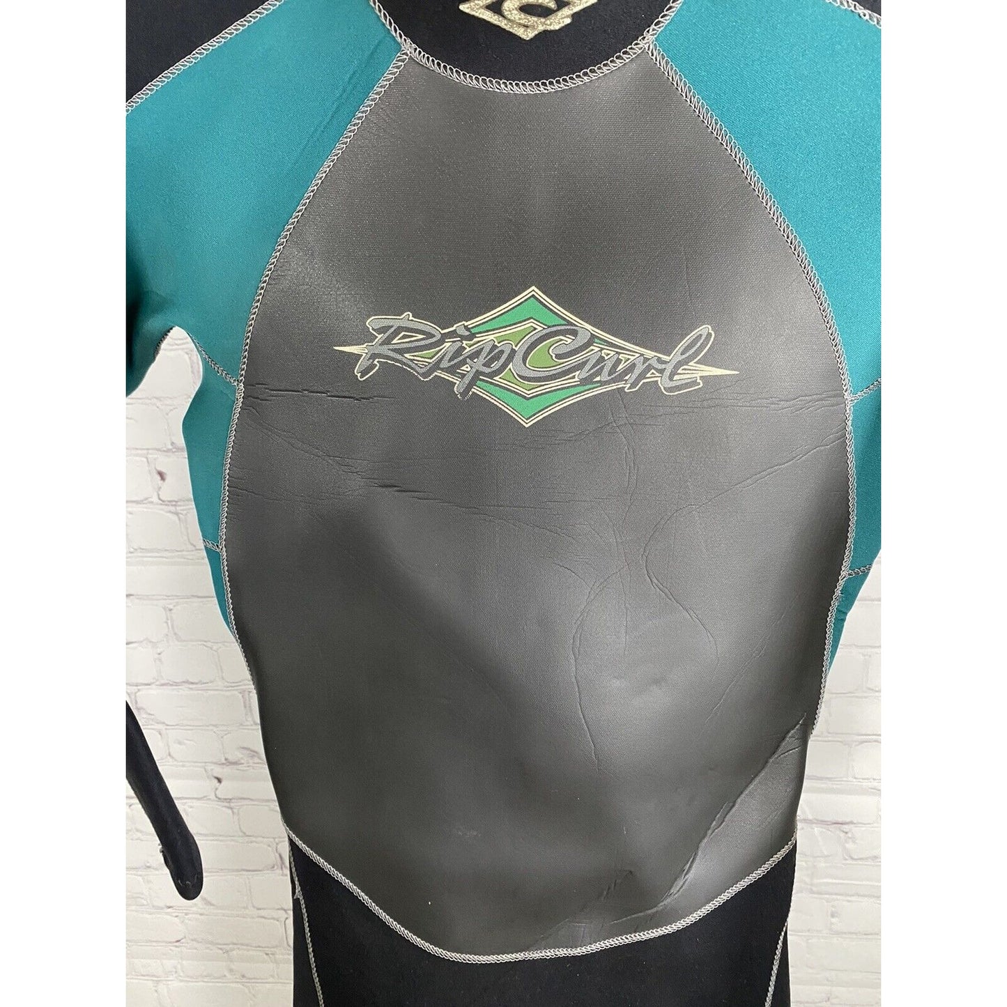 Rip Curl Tube Tested Black Green One Piece Full Body Wetsuit Unisex Adult S