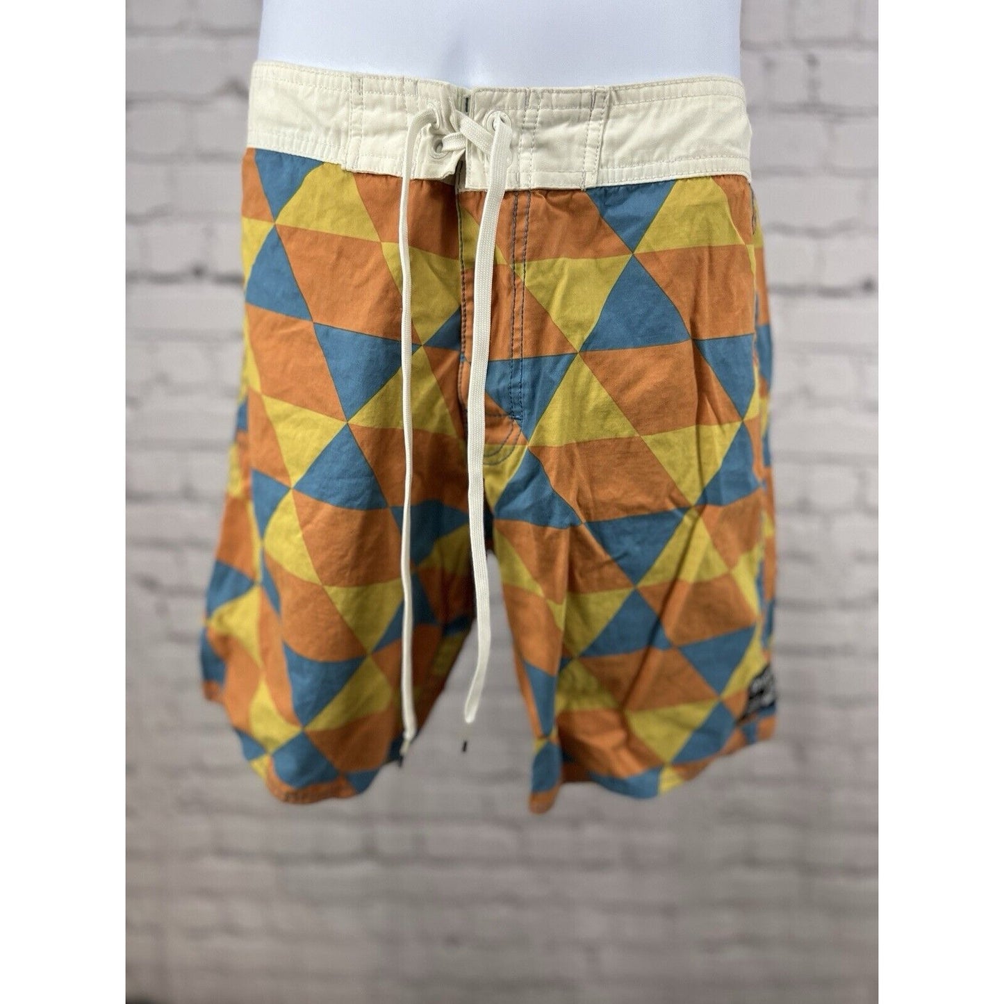 RVCA Barry McGee Board Shorts Trunks Artist Program Network Geometric Men’s 28