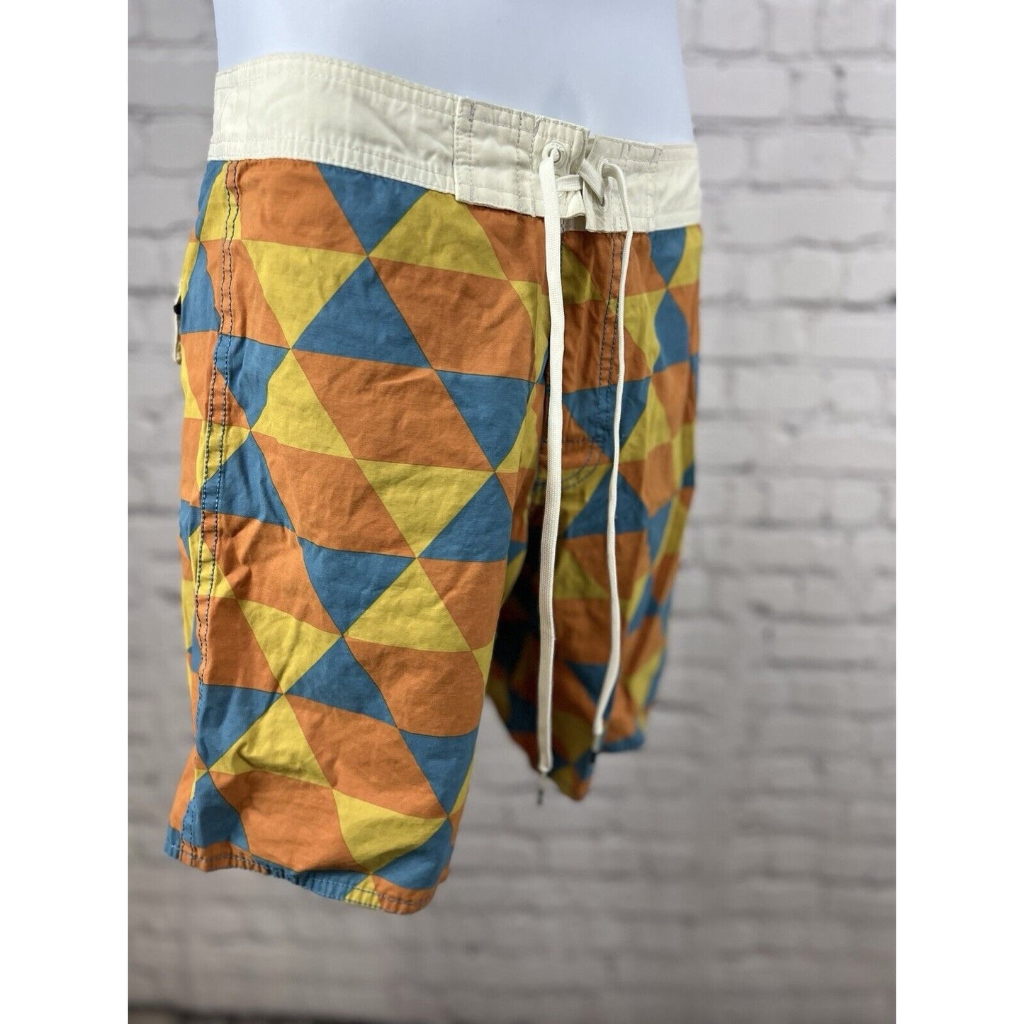 RVCA Barry McGee Board Shorts Trunks Artist Program Network Geometric Men’s 28