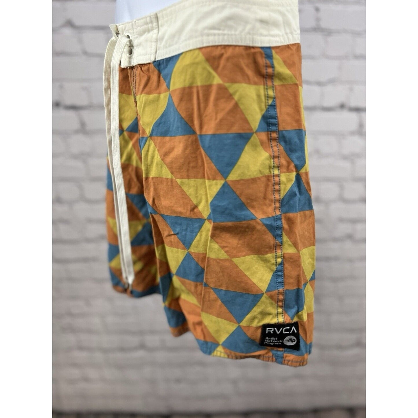RVCA Barry McGee Board Shorts Trunks Artist Program Network Geometric Men’s 28