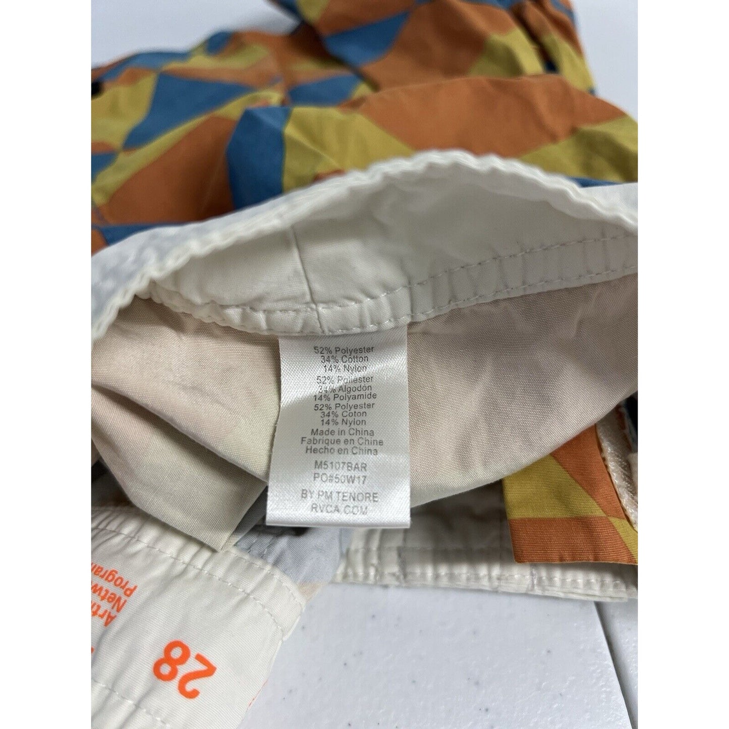 RVCA Barry McGee Board Shorts Trunks Artist Program Network Geometric Men’s 28