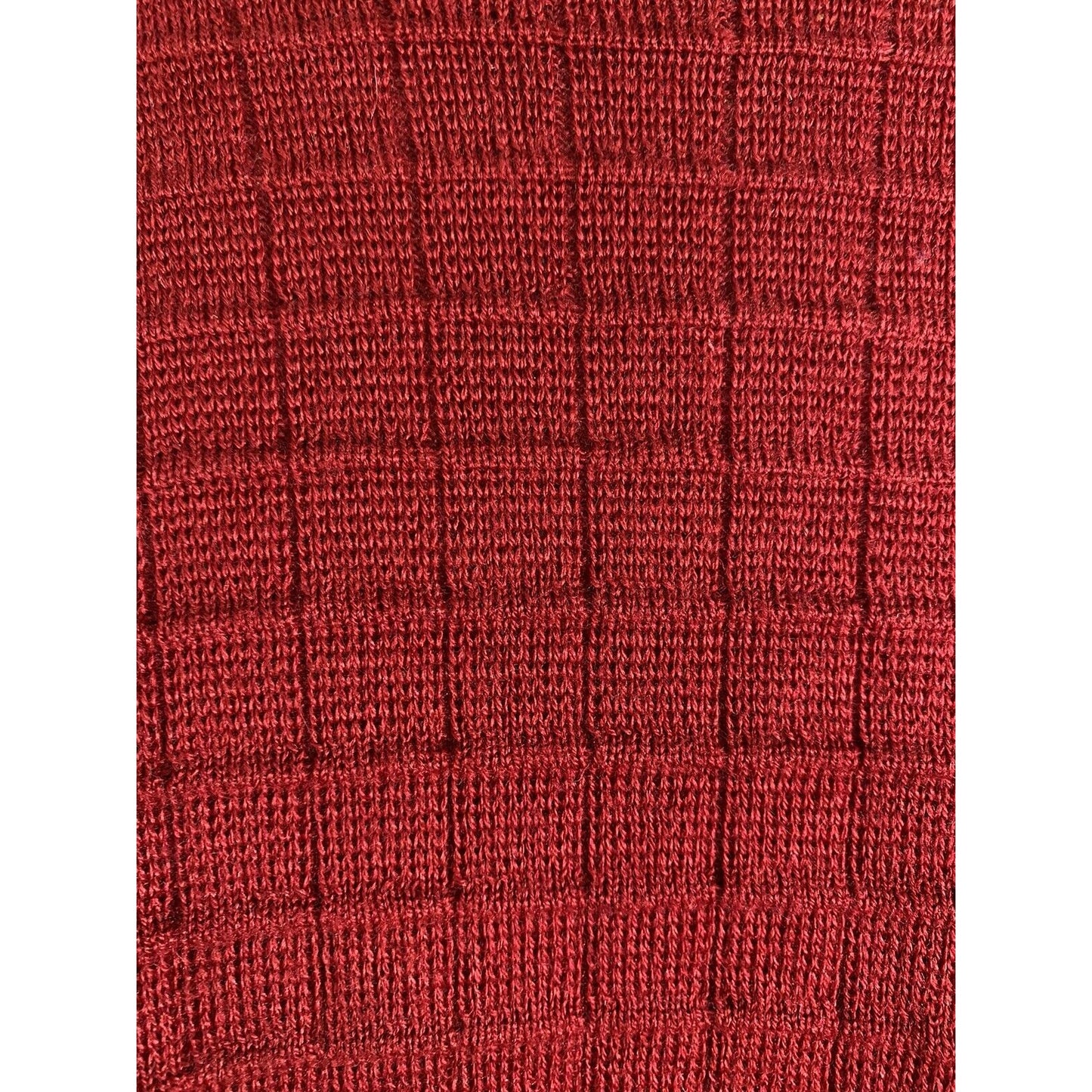 VTG Patrick O’Connor Red Wool Acrylic Pullover Long Sleeve Knit Sweater Mens XL