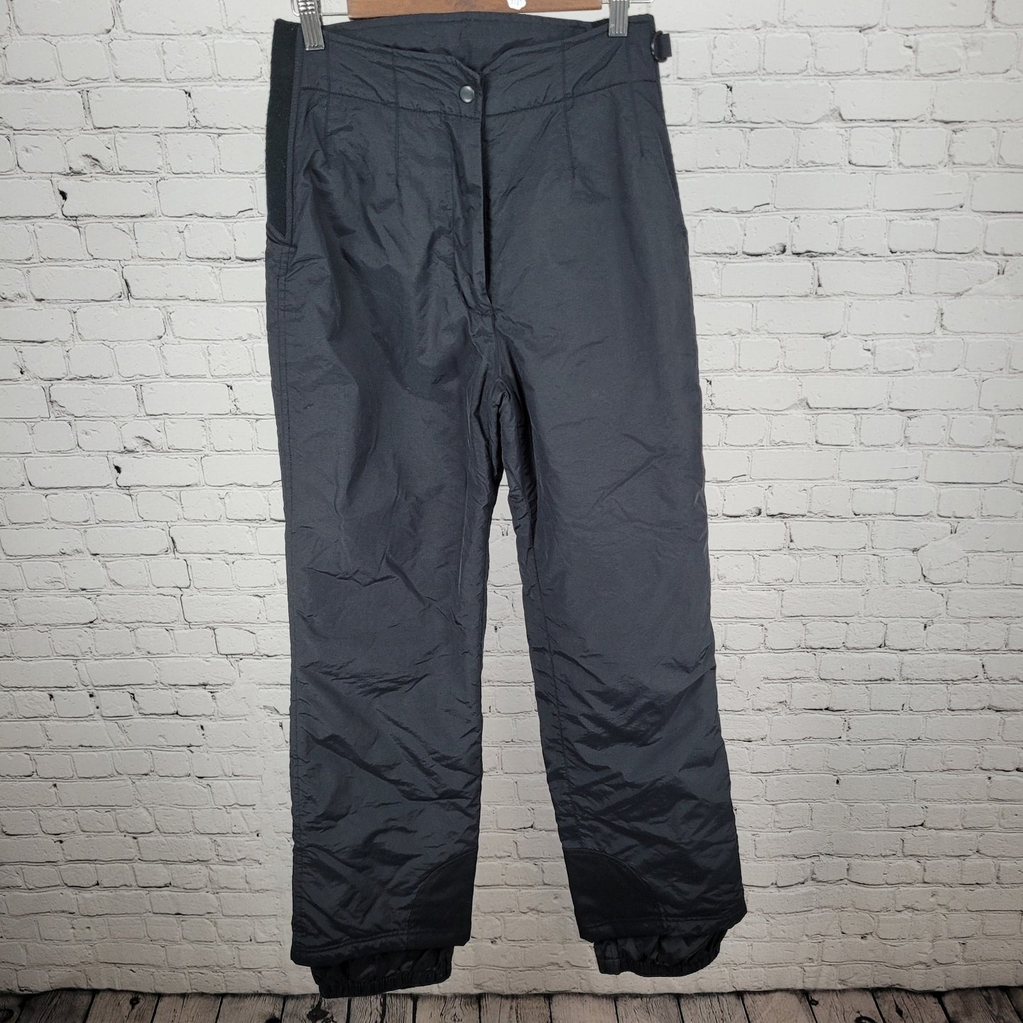Obermeyer Black Insulated Stretch Waist Straight Leg Ski Pants Size 8 (26x31)