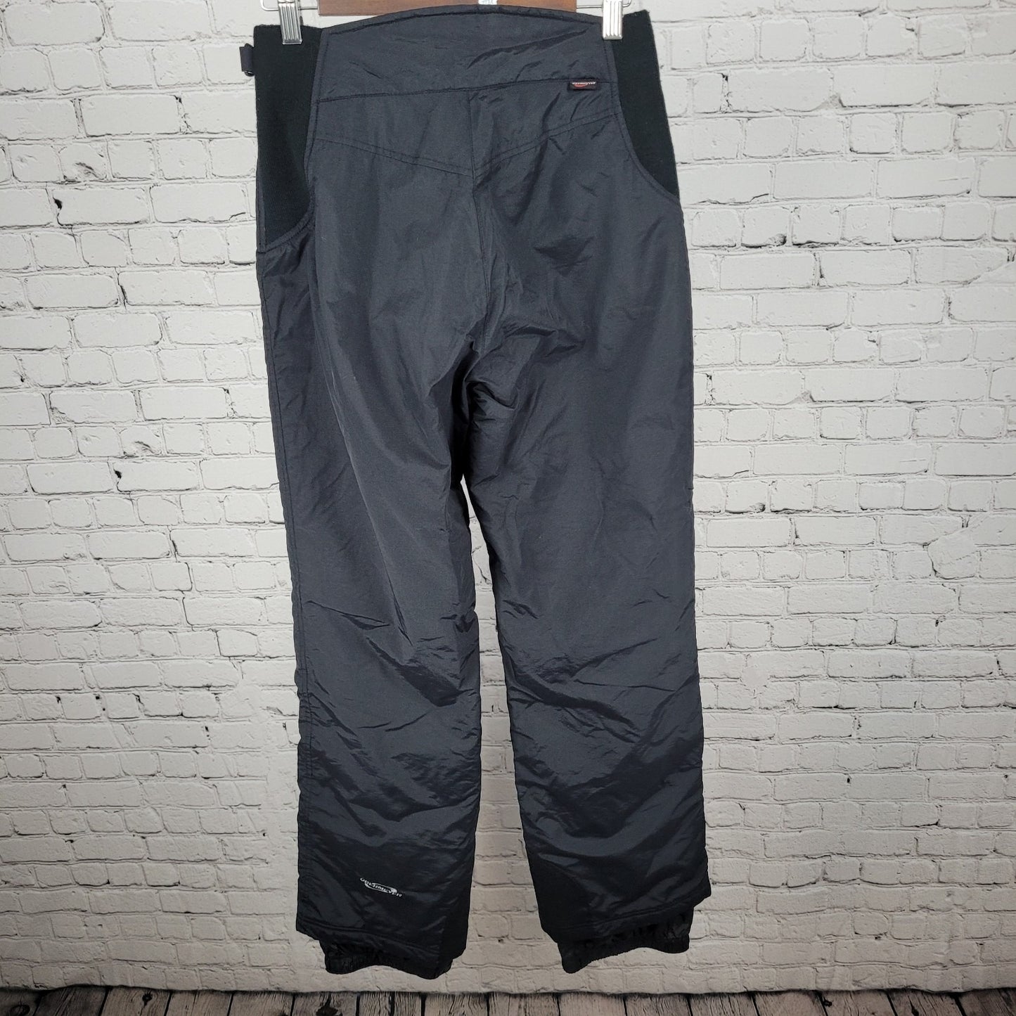 Obermeyer Black Insulated Stretch Waist Straight Leg Ski Pants Size 8 (26x31)