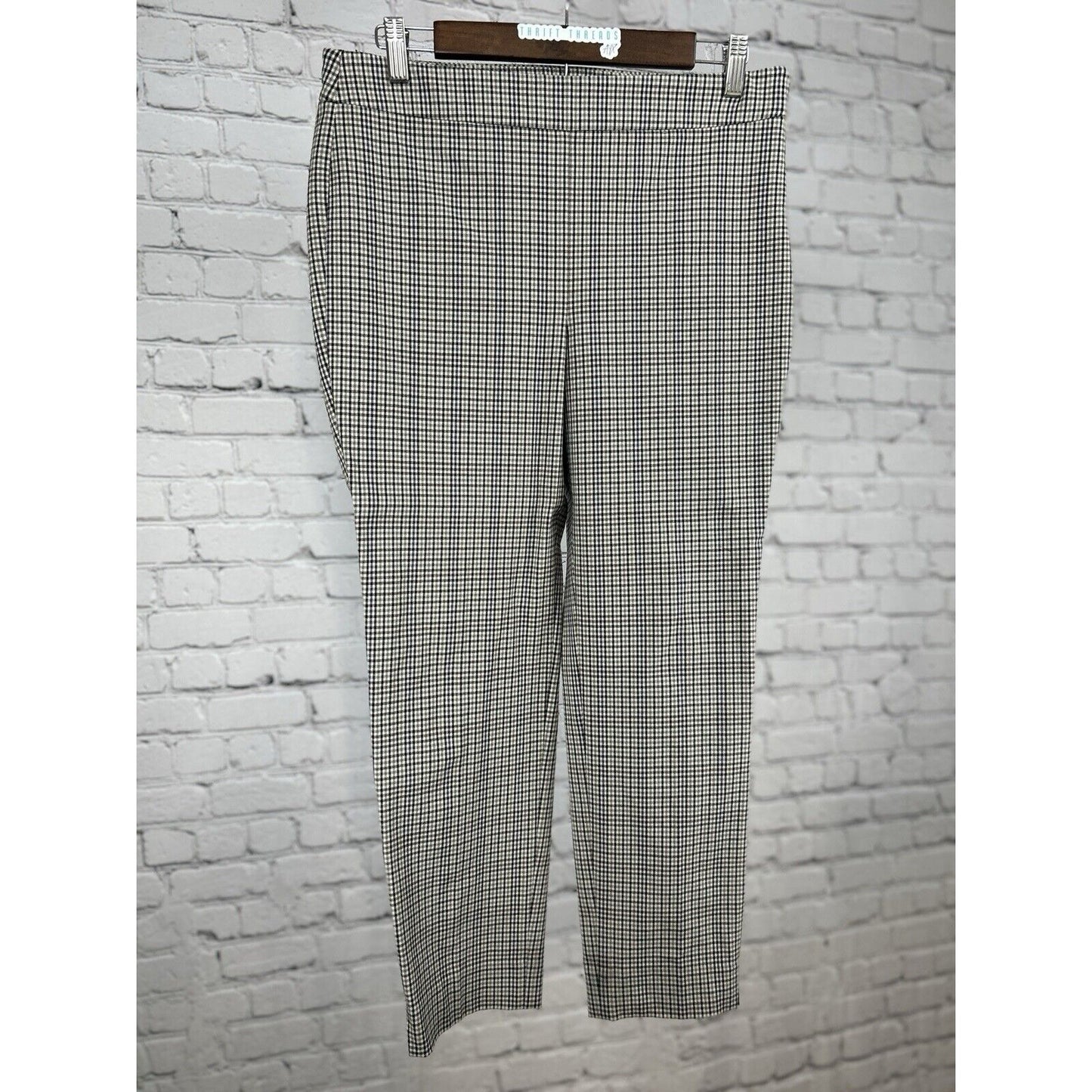 Talbots Chatham Ankle Multicolor Plaid Mid Rise Capri Pants Size 8 P (31X26)