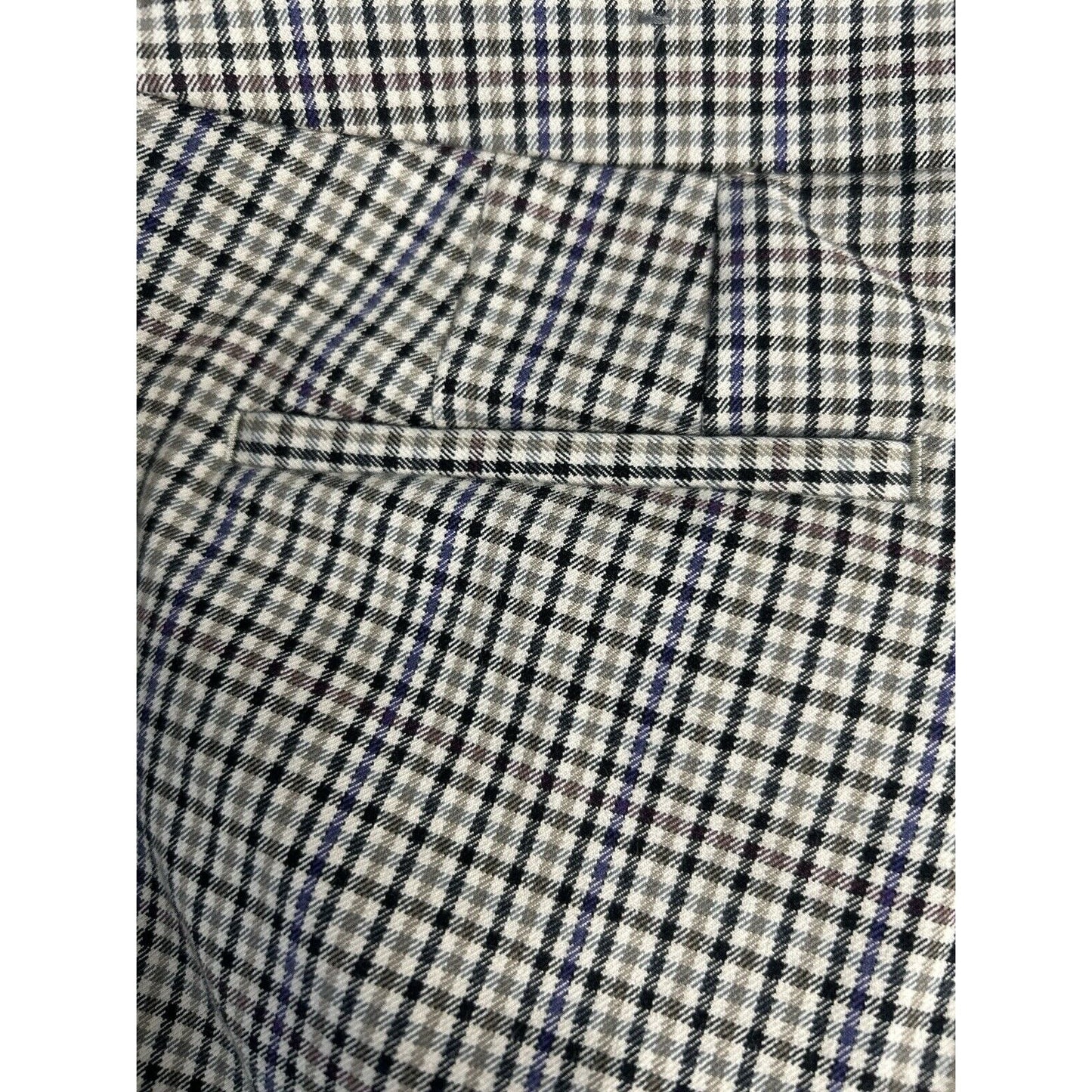 Talbots Chatham Ankle Multicolor Plaid Mid Rise Capri Pants Size 8 P (31X26)