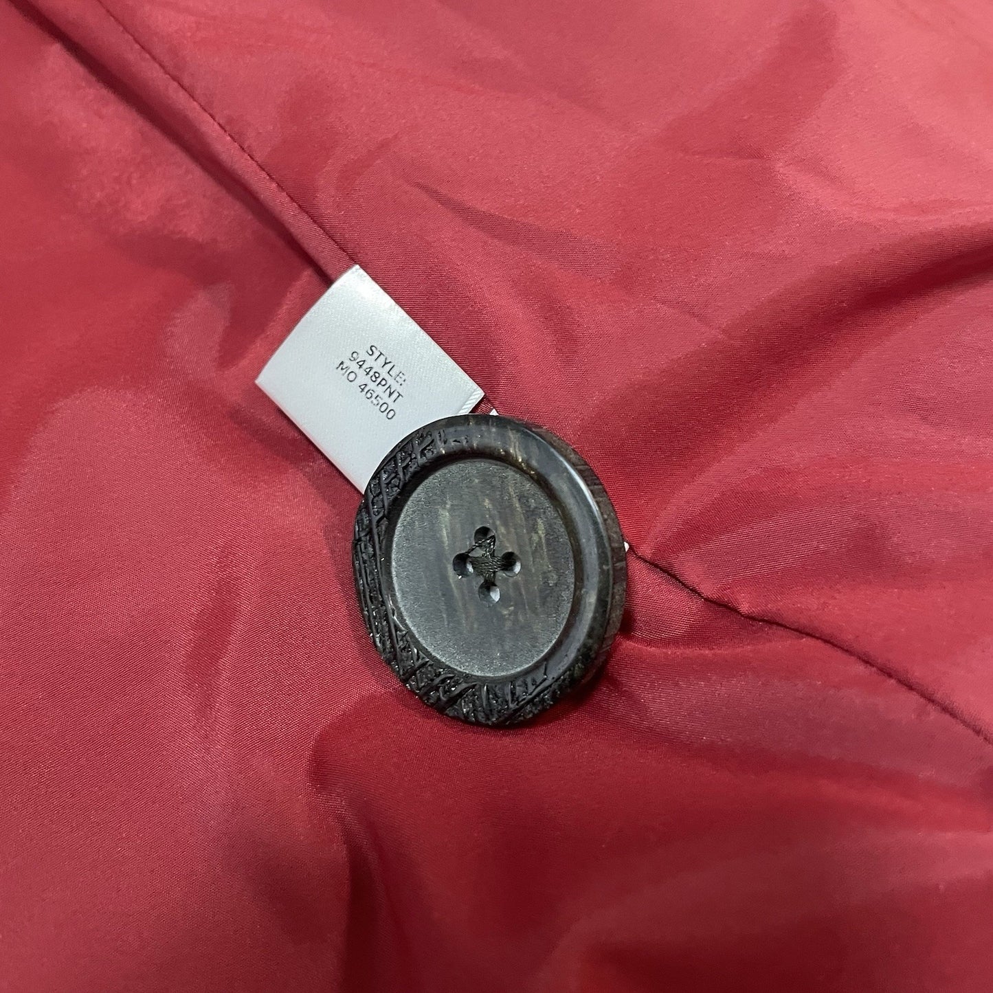 VTG Harold’s Red Wool Blend Buttoned Collared Lined Jacket USA Made Size Large L