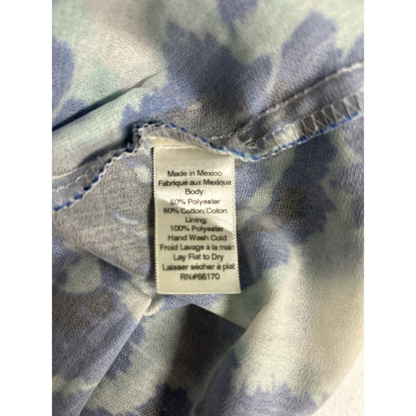 Anthropologie Porridge Blue Textured Floral Sleeveless Midi Dress Size 8