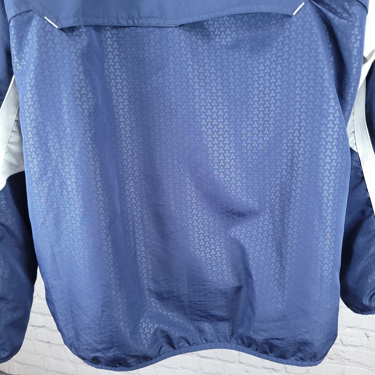 Reebok Navy NFL Cowboys Authentic Sideline Lightweight Pullover 1/4 Zip Size XL