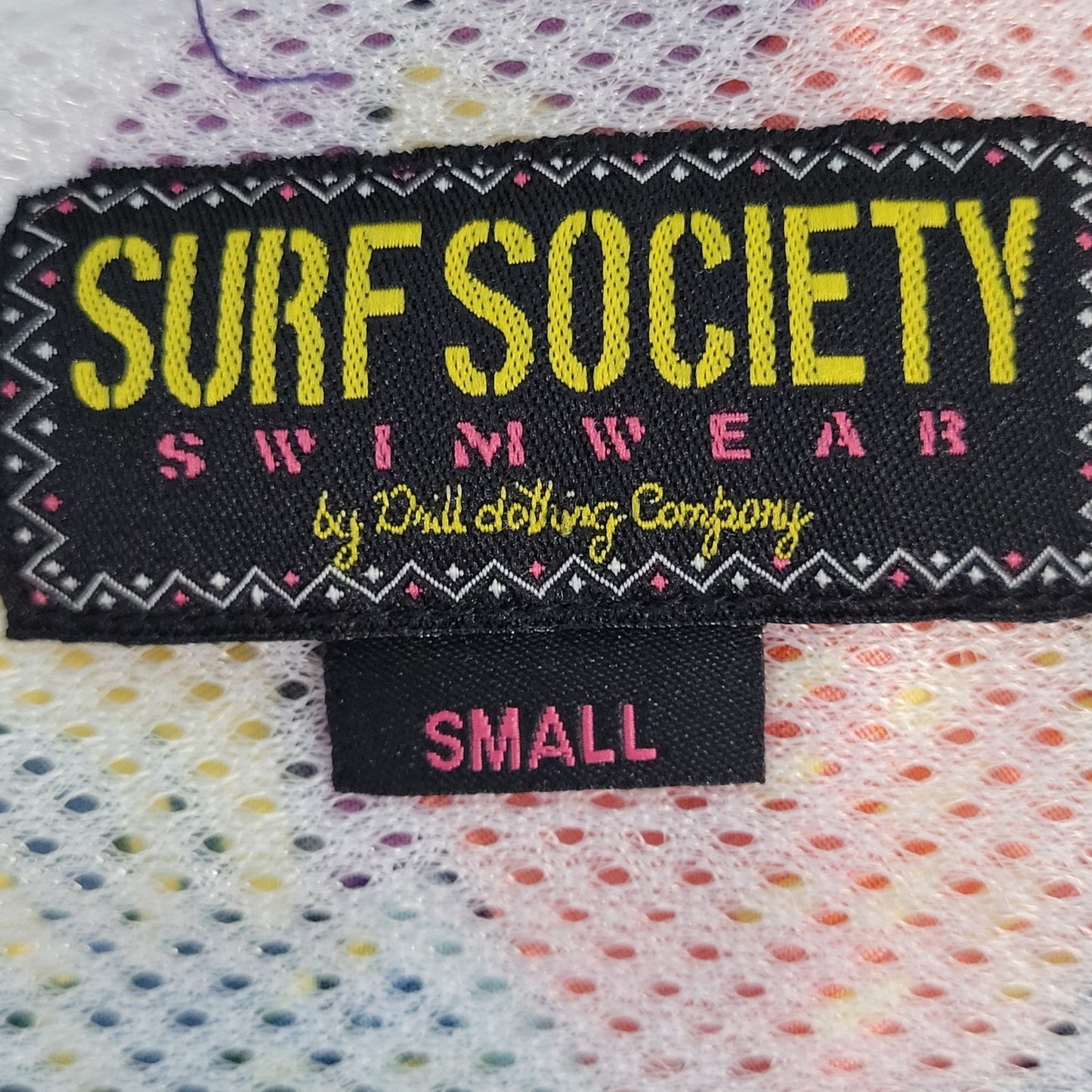 Surf Society Swimwear Drill Clothing Co Multicolor Button Up Shirt Size Small S