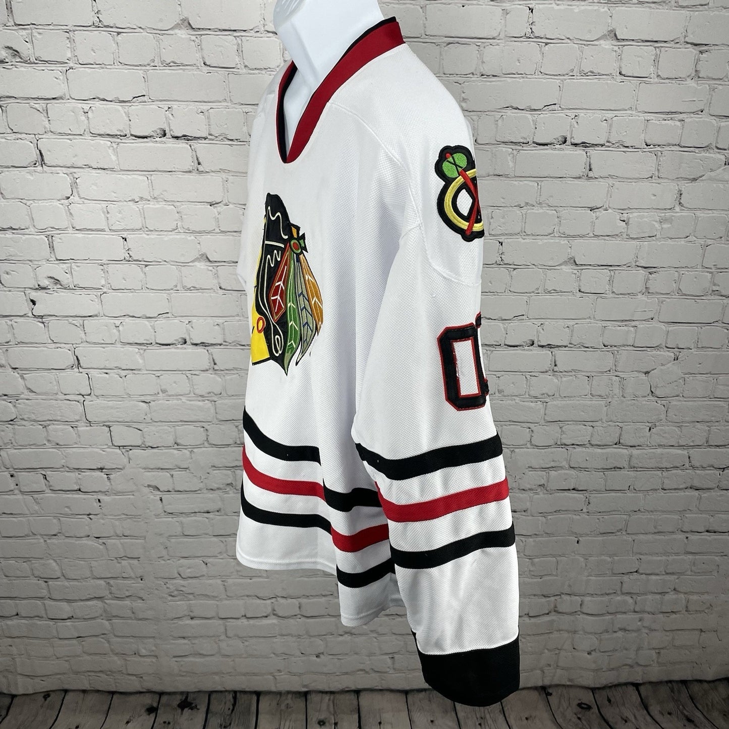 CCM Vintage Hockey Chicago Blackhawks Griswold Official Licensed Jersey Size 52