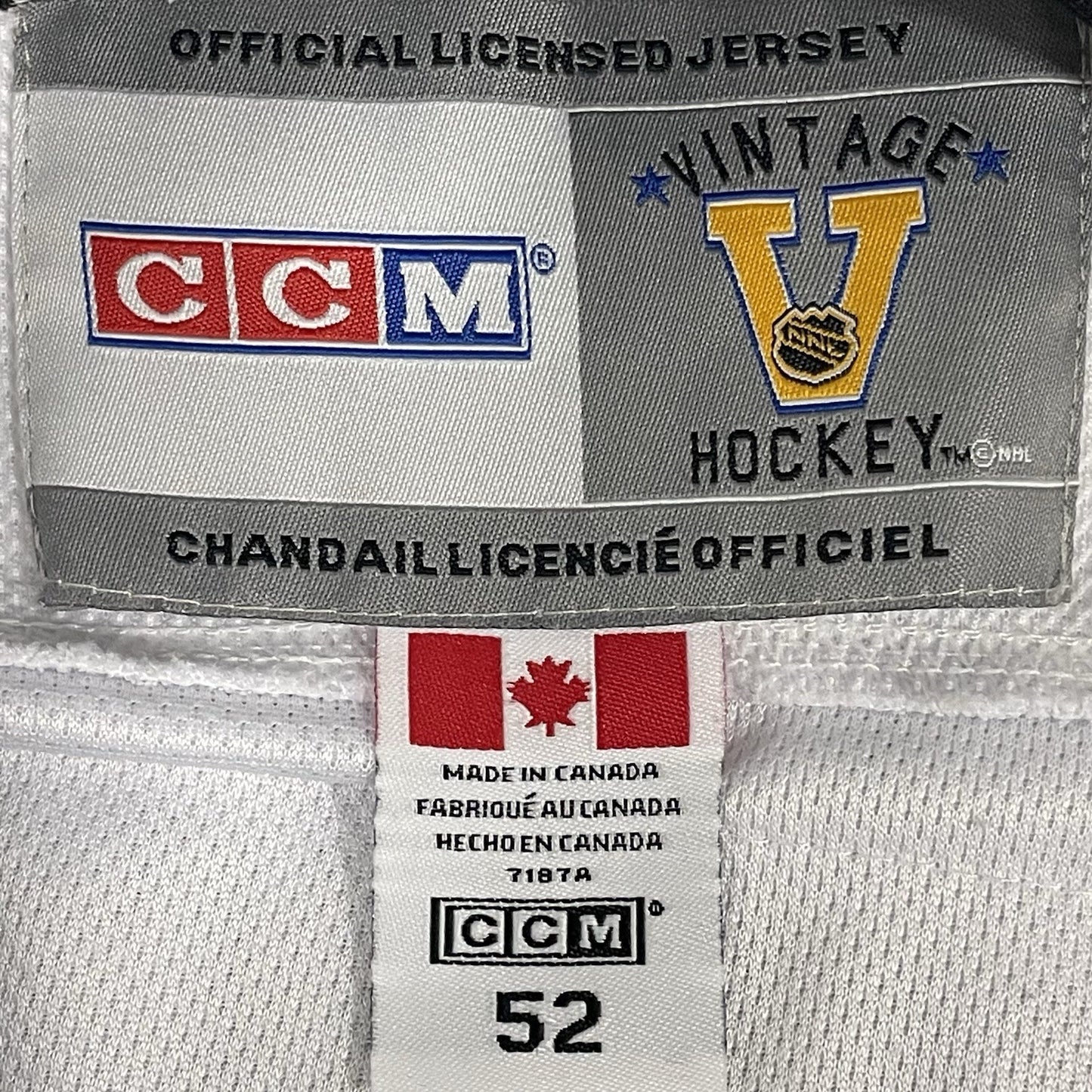 CCM Vintage Hockey Chicago Blackhawks Griswold Official Licensed Jersey Size 52