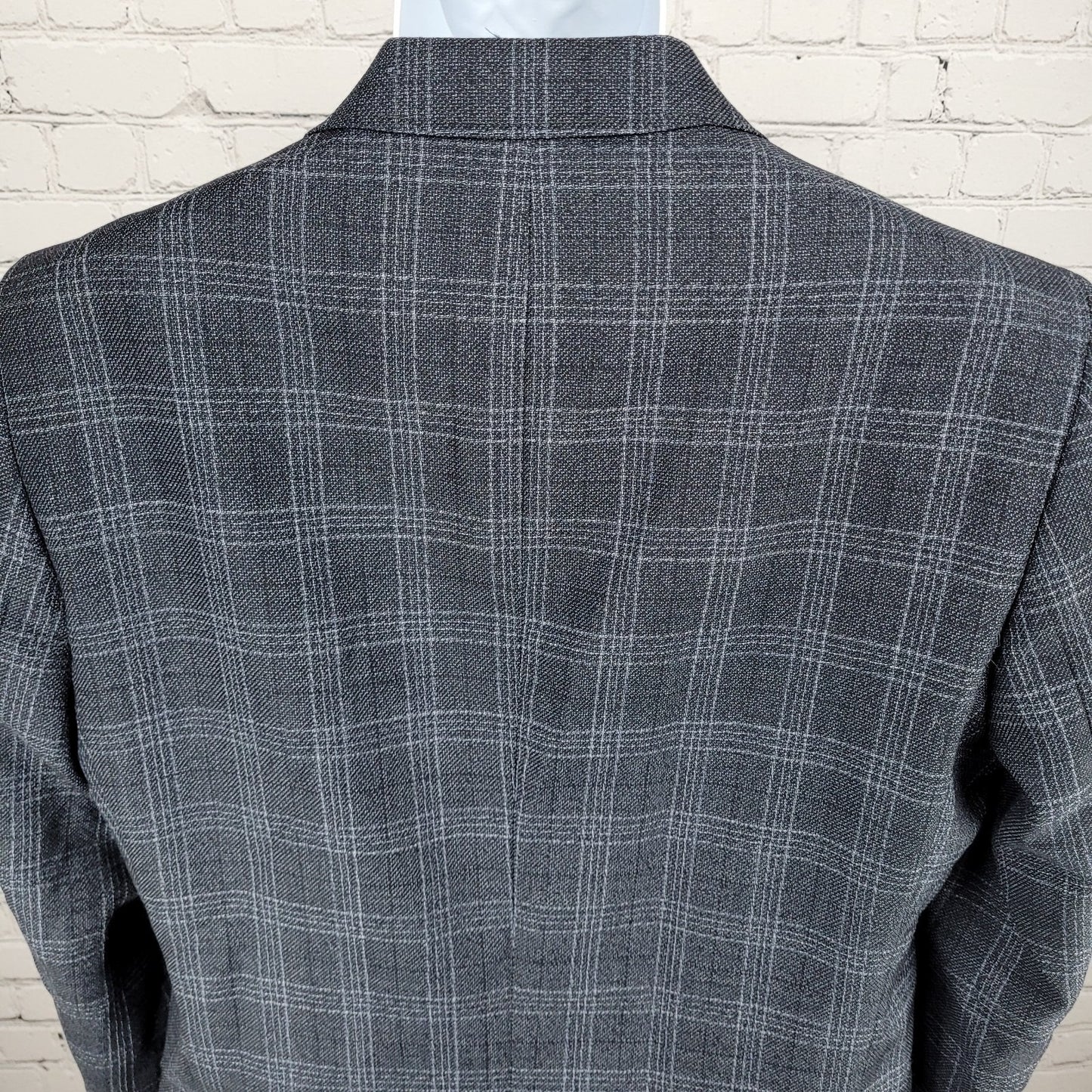 Ted Baker Grey 100% Wool Jay Check Endurance 2 Button Blazer Sport Coat Size 42