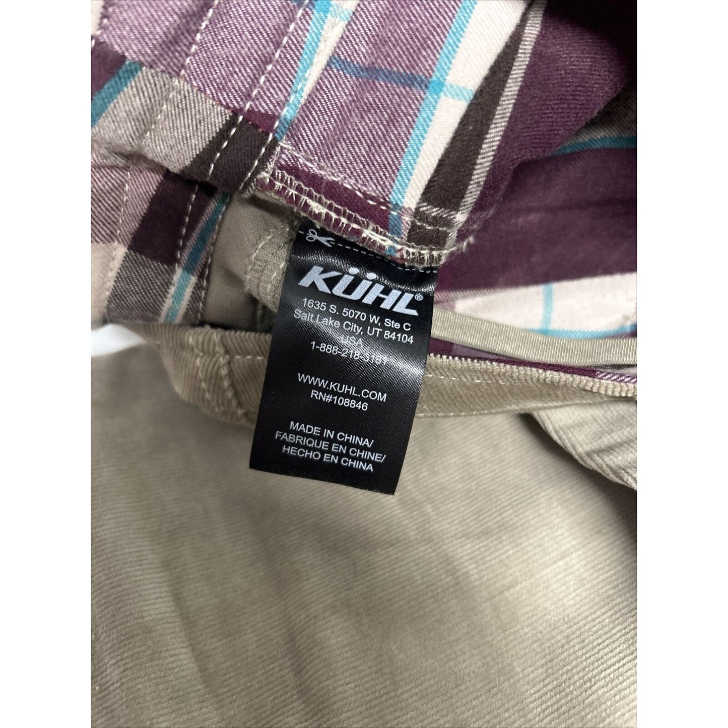 Kuhl Women's Streamline Skinny Light Brown Corduroy Pants 4 Short (29 x 28.5)