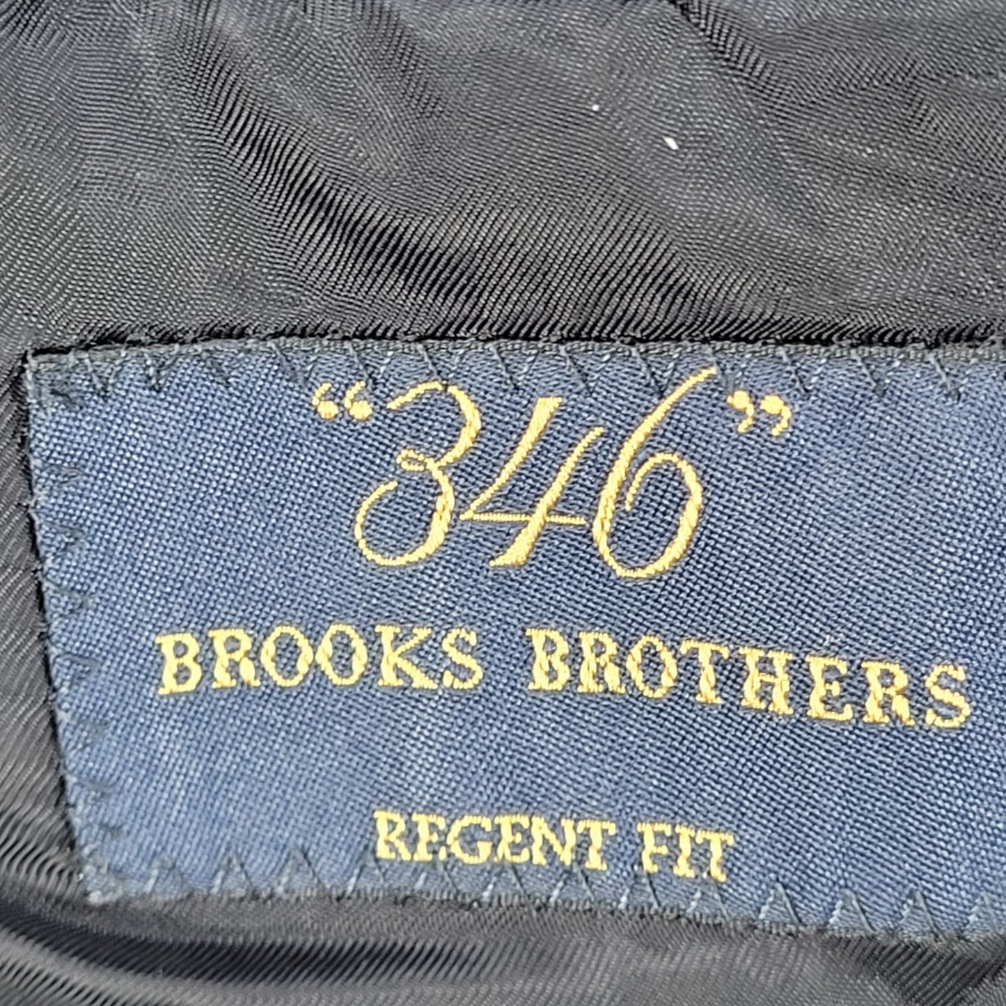 Brooks Brothers Navy Wool 346 Regent Fit 2 Button Blazer Sport Coat 42R *defects