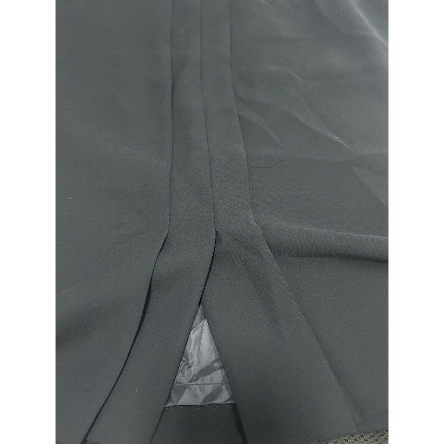 NWT Tahari Arthur S Levine Navy Blue A Line Zip Up Skirt Suit Skirt Size 14P