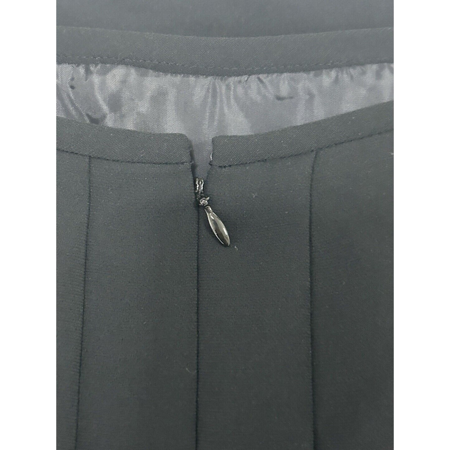 NWT Tahari Arthur S Levine Navy Blue A Line Zip Up Skirt Suit Skirt Size 14P