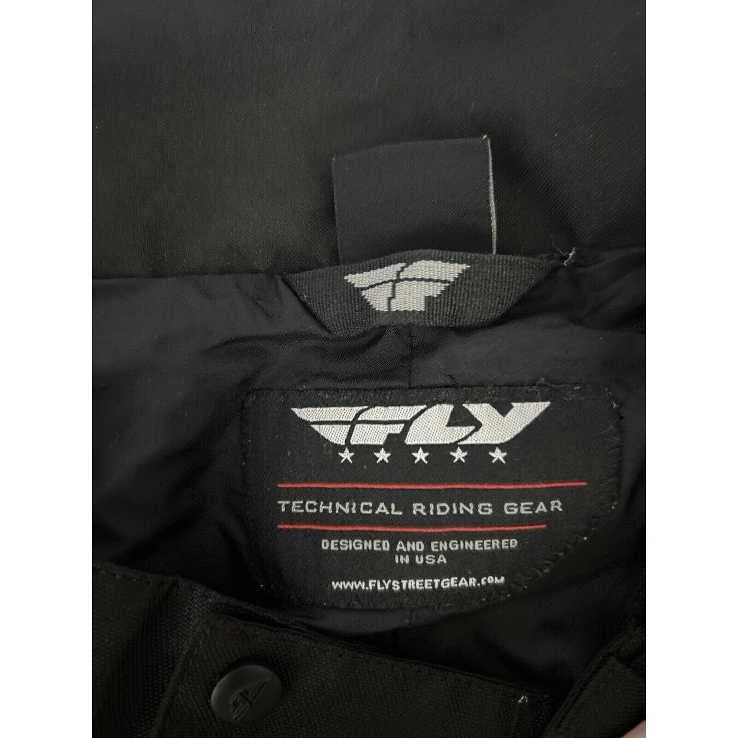 Fly Technical Riding Gear Black Belted Zip Pocket Knee Pad Hydraguard Pants 32