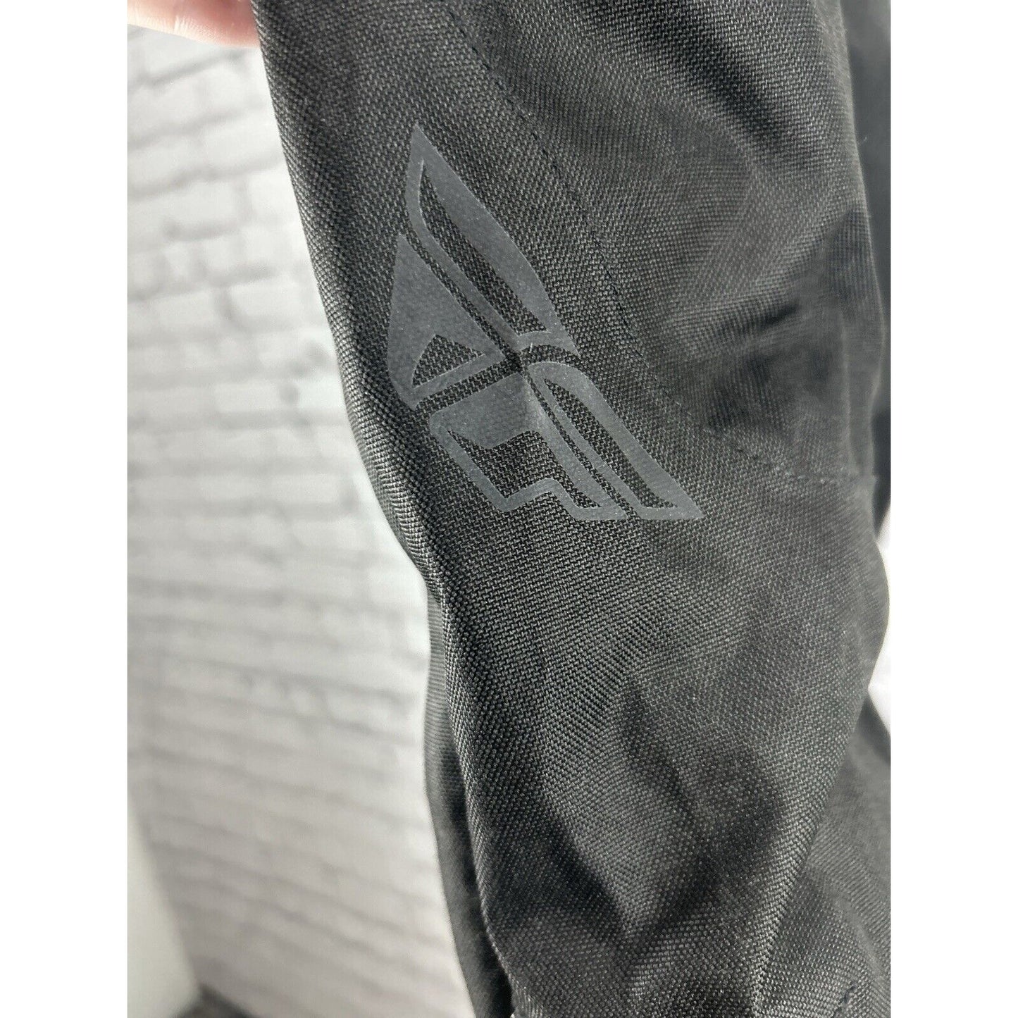 Fly Technical Riding Gear Black Belted Zip Pocket Knee Pad Hydraguard Pants 32