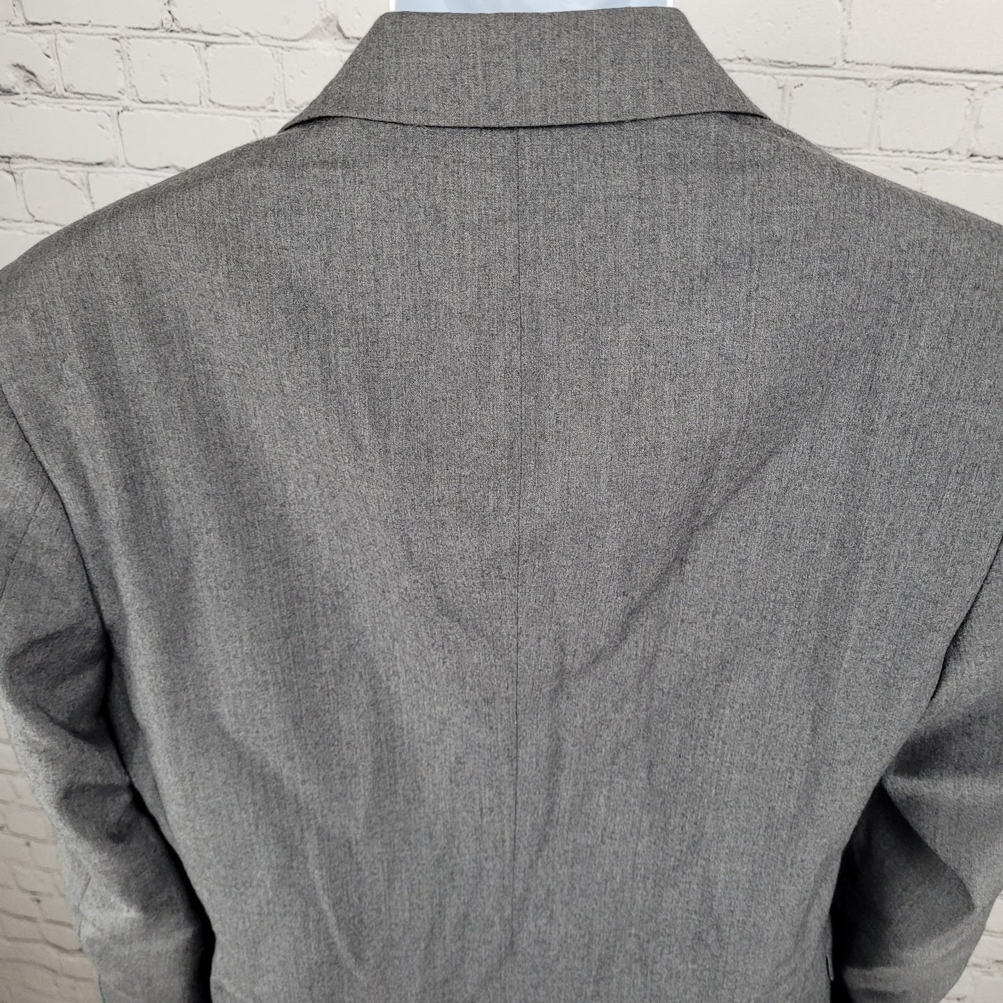 Jos A Bank Grey Wool Cashmere Slim Fit 2 Button Notch Blazer Sport Coat Size 40R