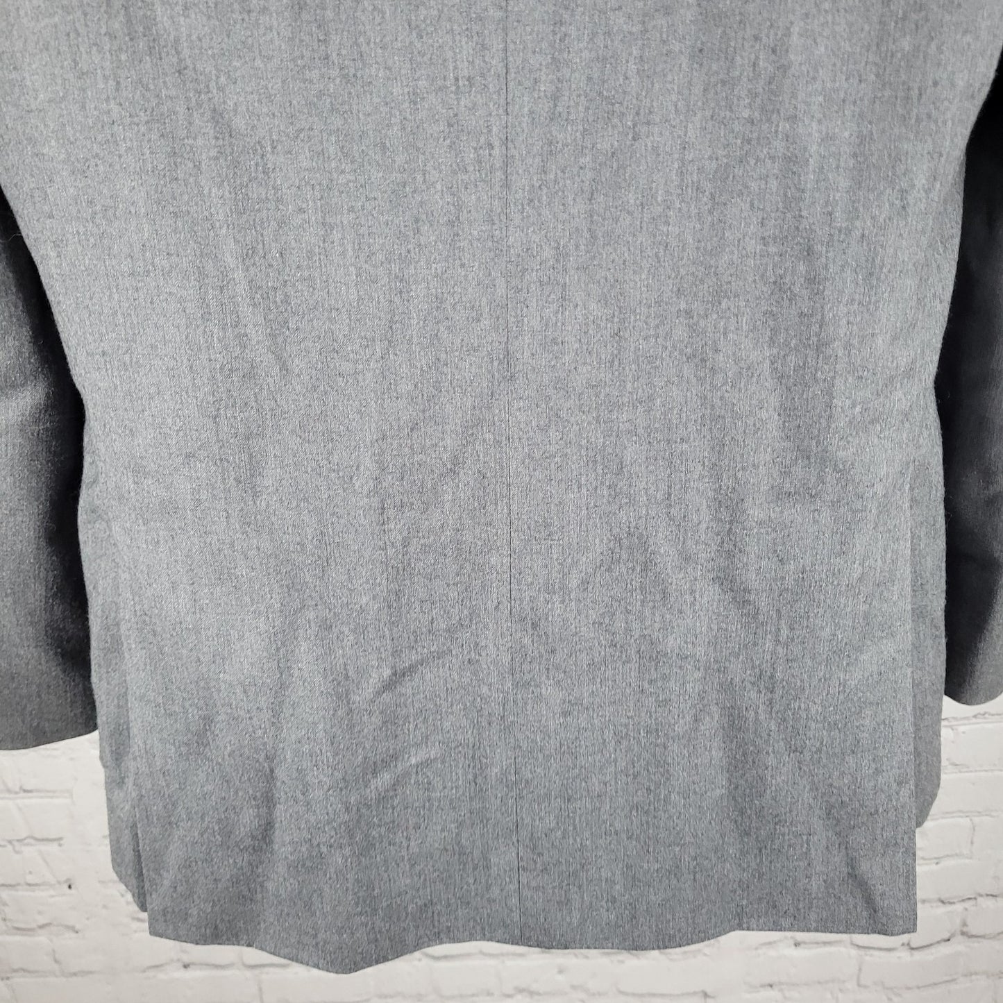 Jos A Bank Grey Wool Cashmere Slim Fit 2 Button Notch Blazer Sport Coat Size 40R