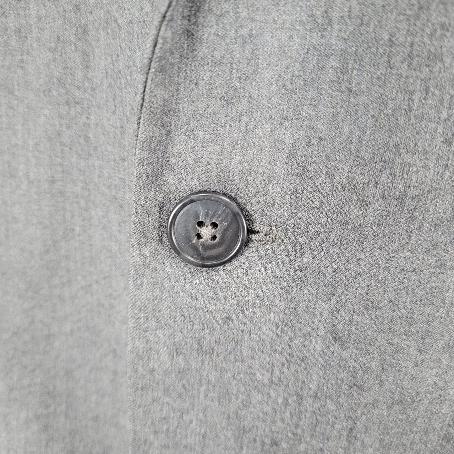 Jos A Bank Grey Wool Cashmere Slim Fit 2 Button Notch Blazer Sport Coat Size 40R