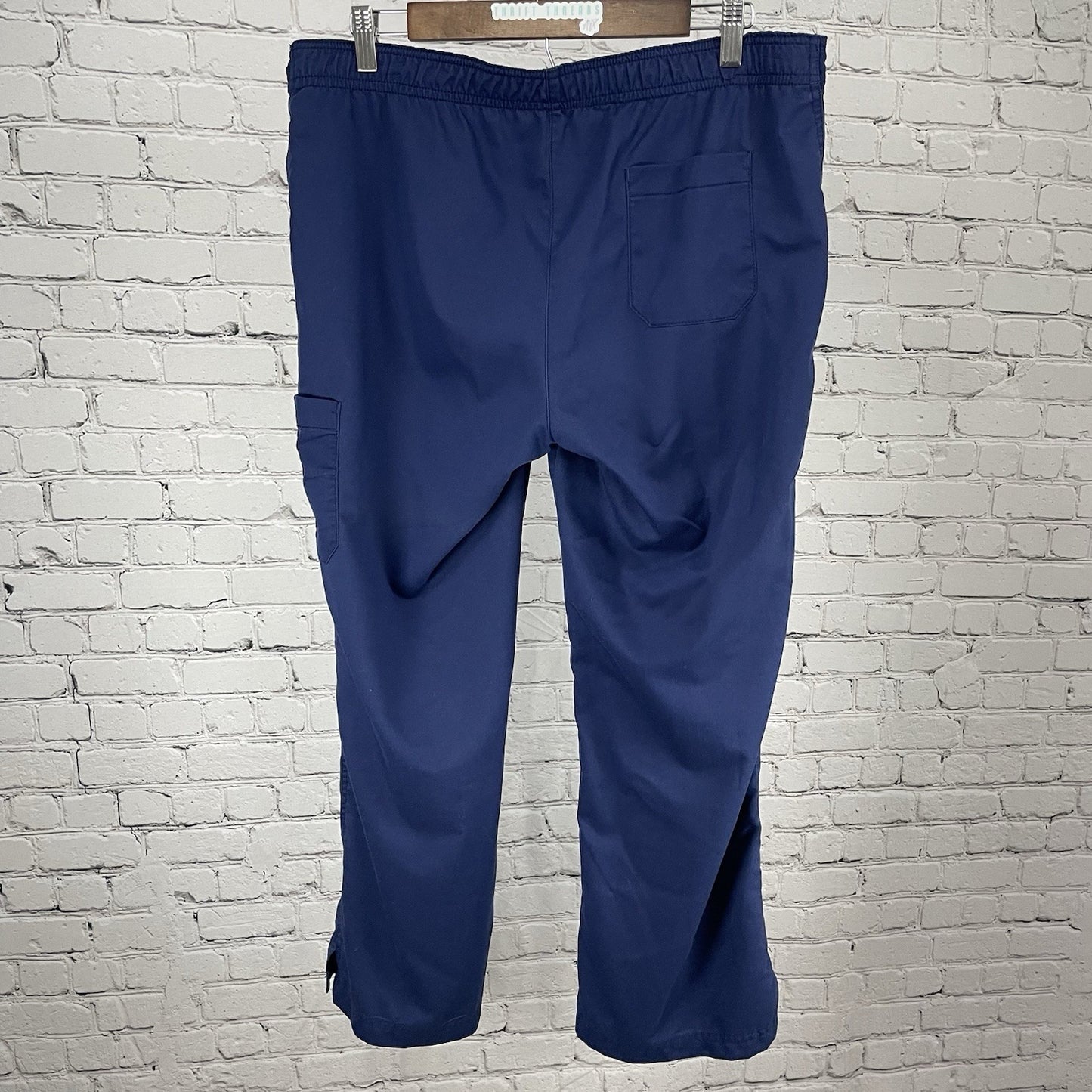 Grey’s Anatomy Blue Scrubs Uniform Drawstring Pants Pockets Size Medium (35x29)