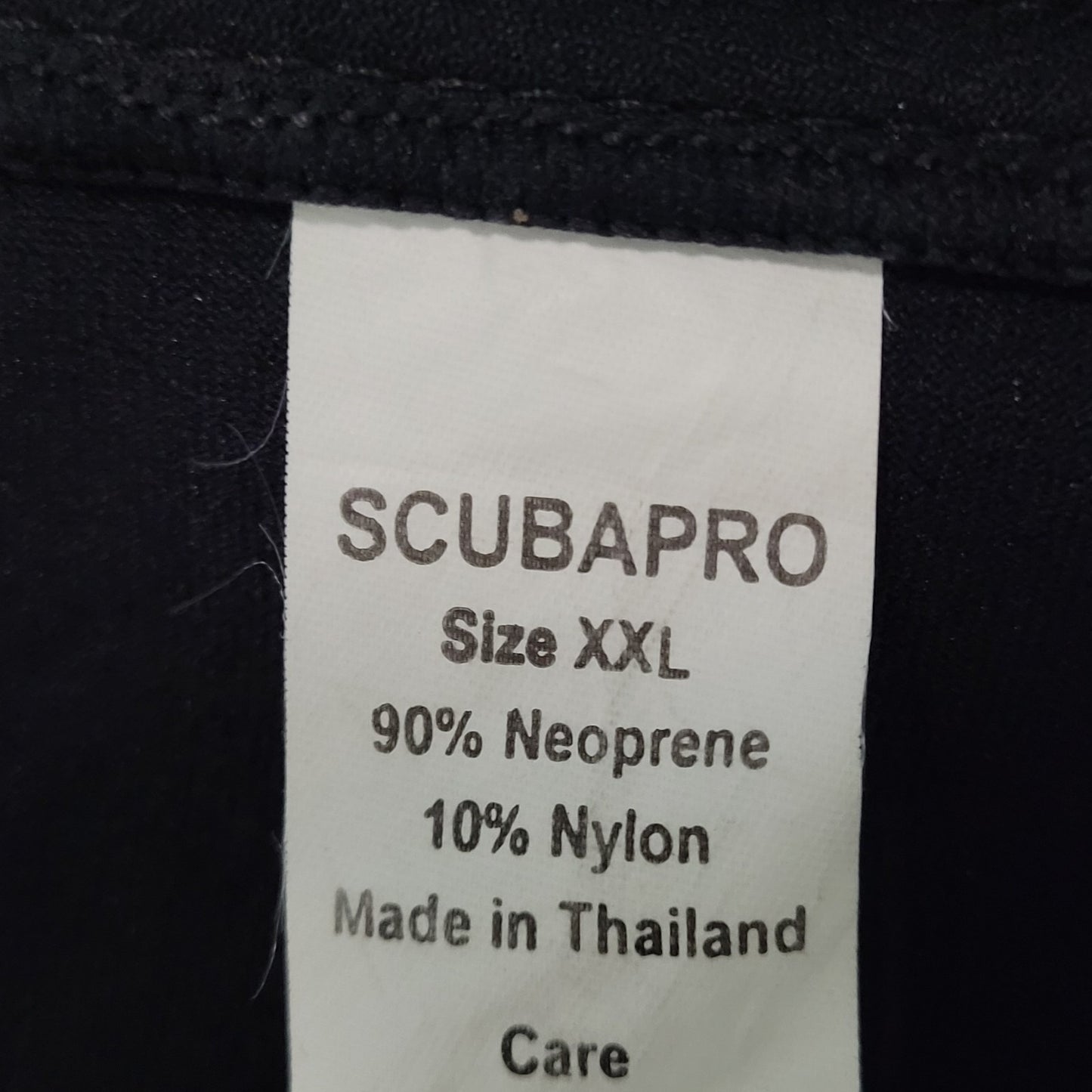 Scubapro Black .5mm Long Sleeve Zipped Full Dive Scuba Wetsuit Size XXL