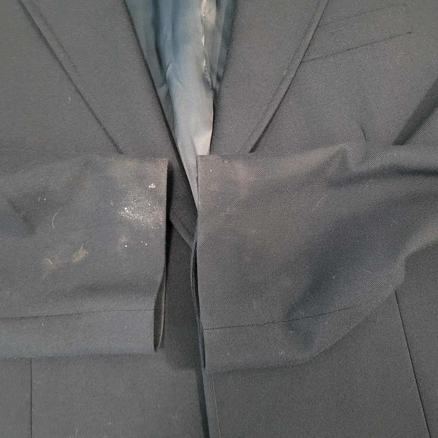 Orvis Navy Gold Button Single Vented Notch Blazer Jacket Size 44L