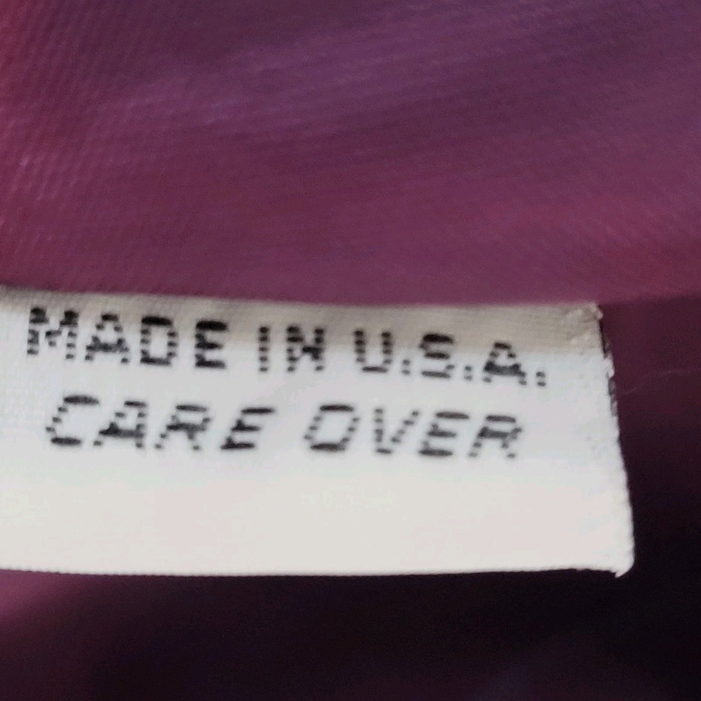 VTG Talbots Purple Genuine Suede Open Collarless Lined Jacket USA Made Size XL
