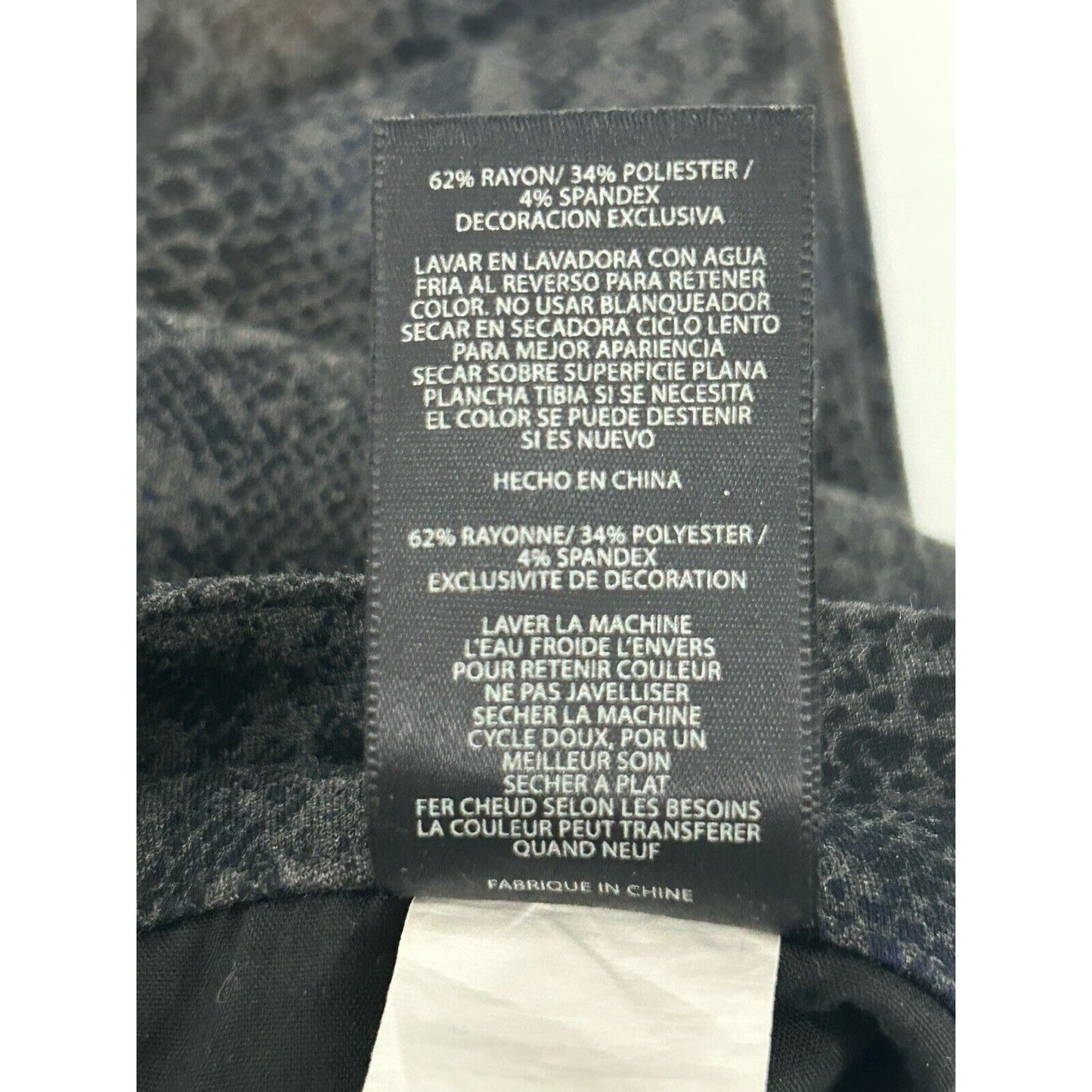 Kut From The Kloth Diana Skinny Blue Snake Print Mid Rise Jegging Size 8 (31X30)