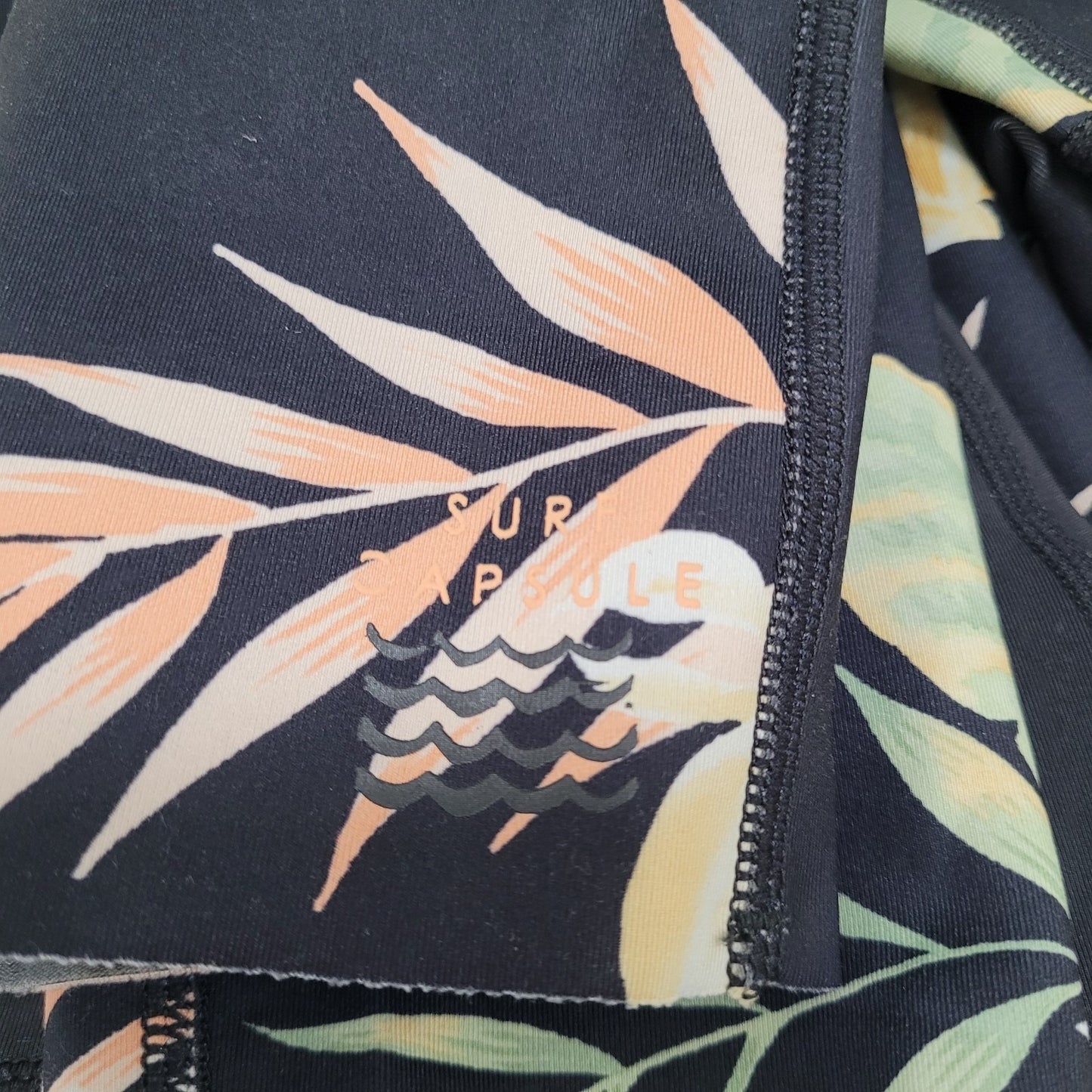 Billabong Black Wetsuit Recyclers Surf Capsule Floral Pants Large L (27x28)