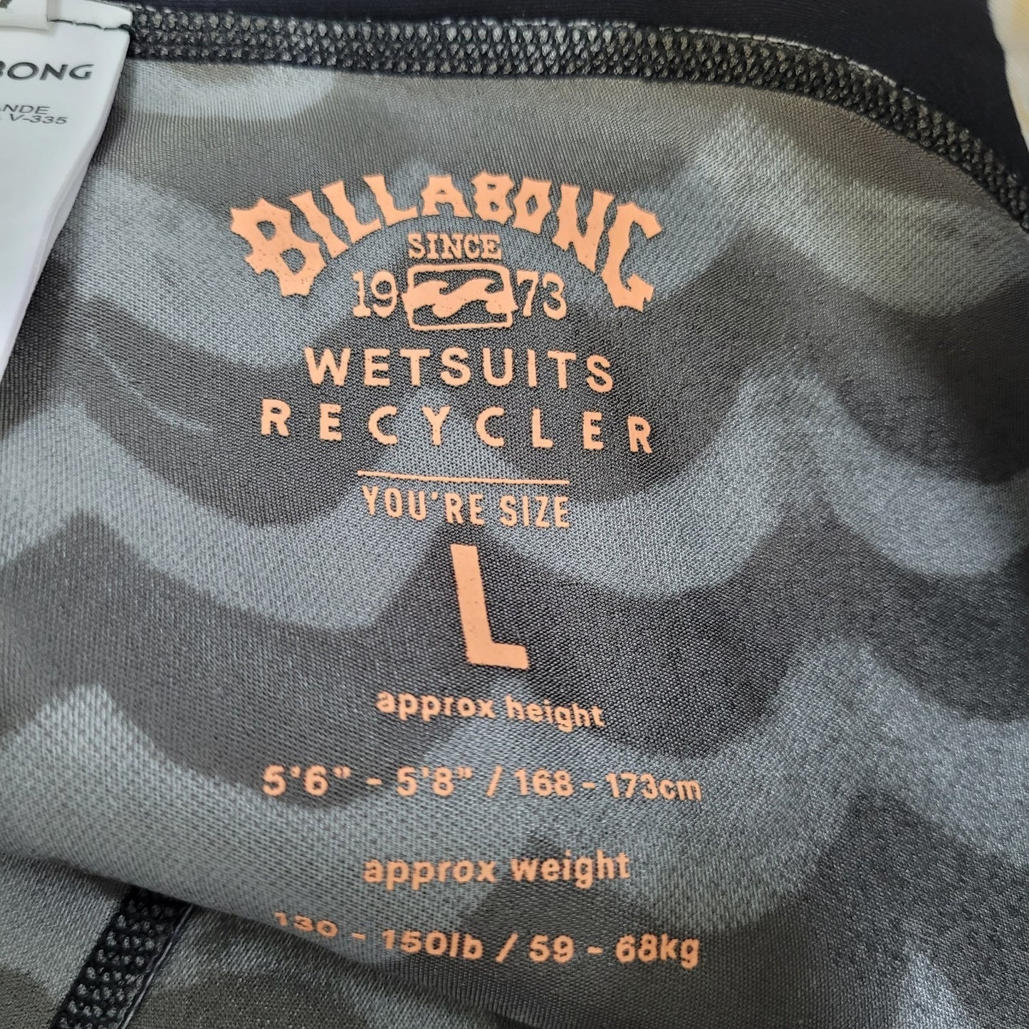 Billabong Black Wetsuit Recyclers Surf Capsule Floral Pants Large L (27x28)
