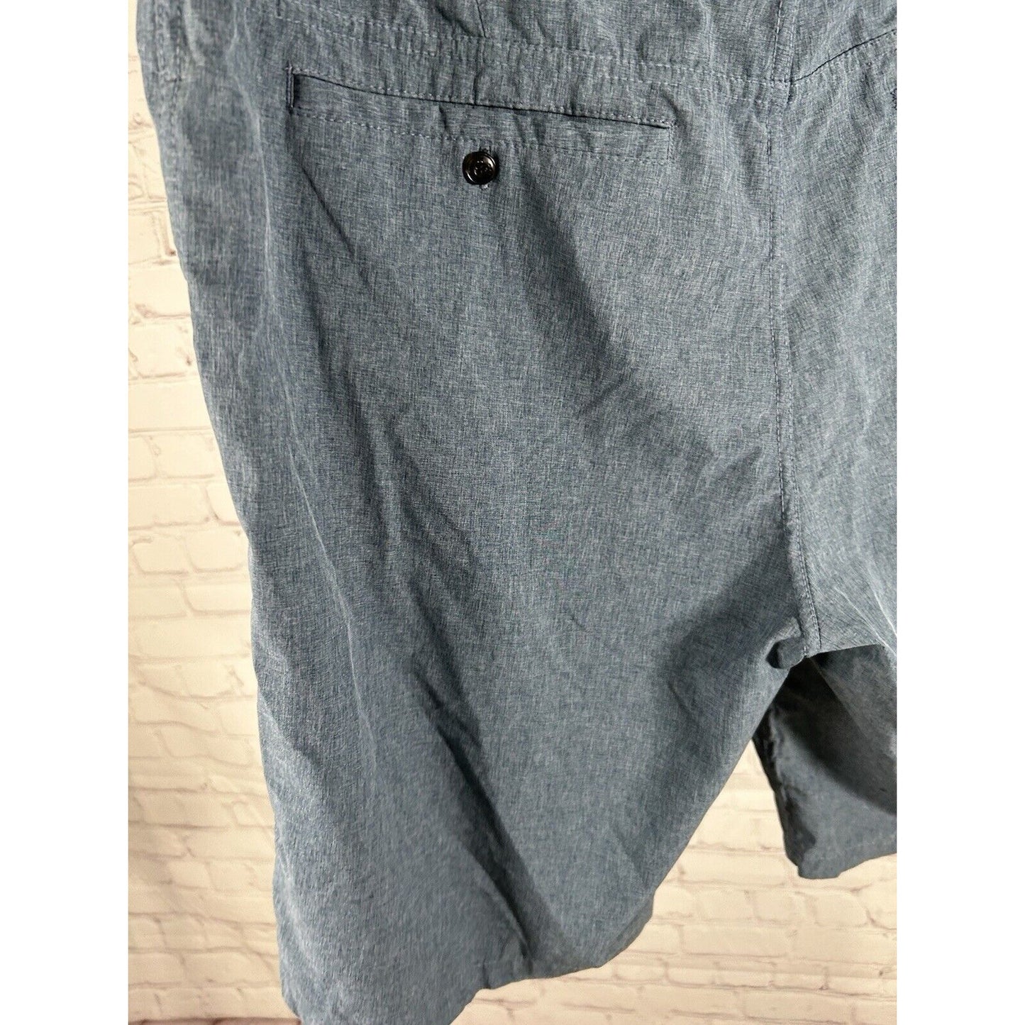 Hurley Phantom Blue Mid Rise Bathing Suit Swim Trunks Shorts Men’s 32 (32 x 10)