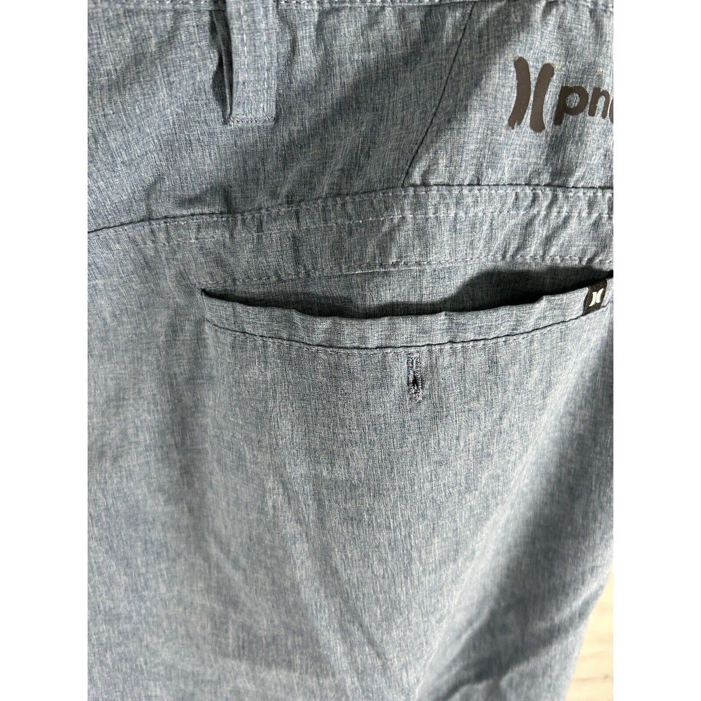 Hurley Phantom Blue Mid Rise Bathing Suit Swim Trunks Shorts Men’s 32 (32 x 10)