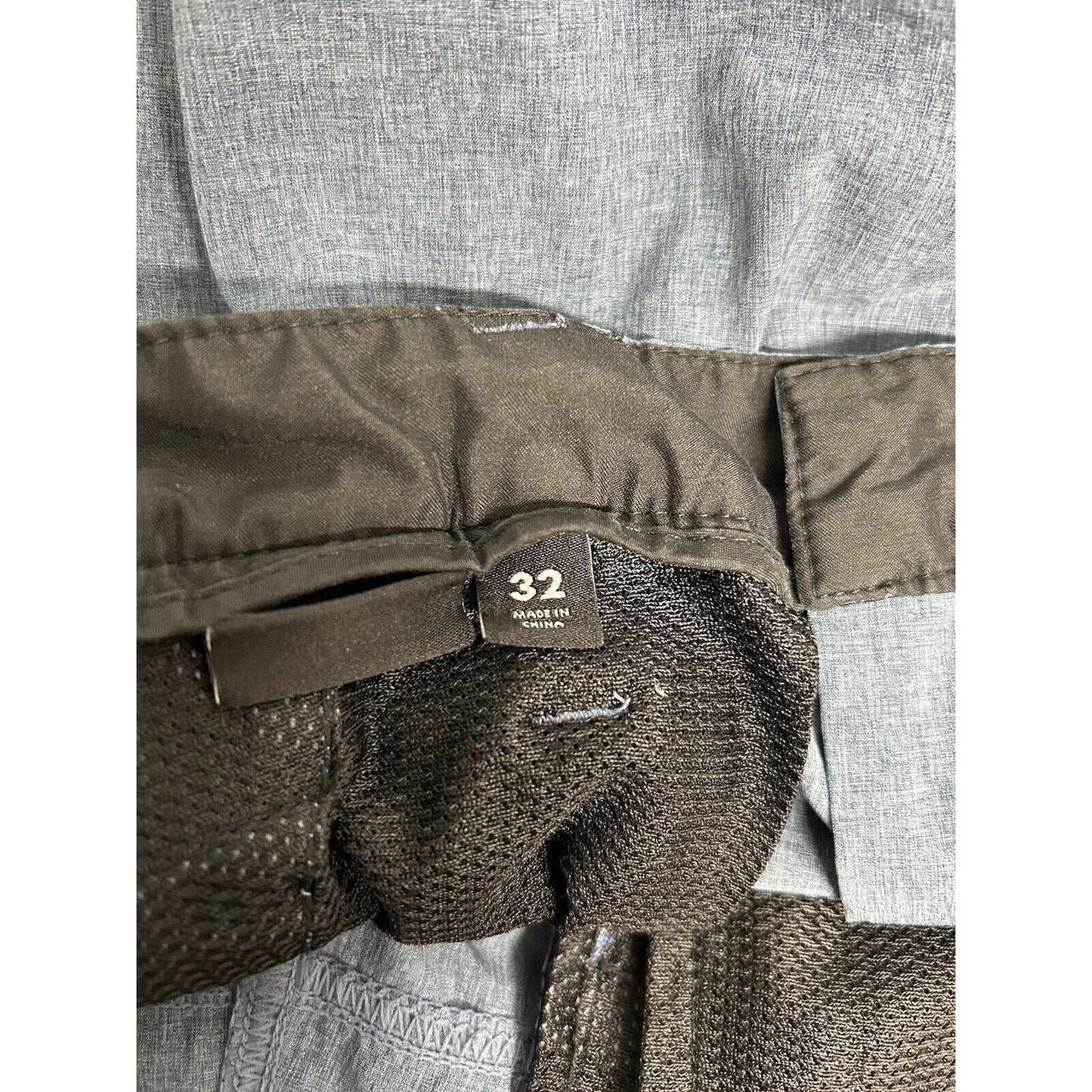 Hurley Phantom Blue Mid Rise Bathing Suit Swim Trunks Shorts Men’s 32 (32 x 10)