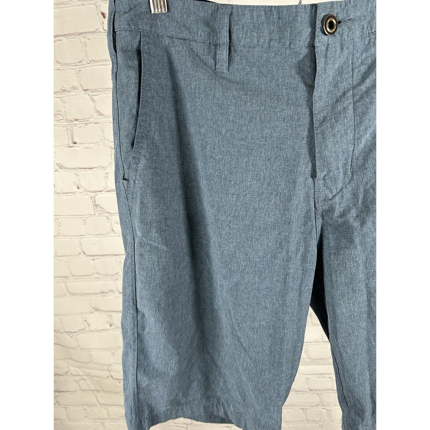 Hurley Phantom Blue Mid Rise Bathing Suit Swim Trunks Shorts Men’s 32 (32 x 10)