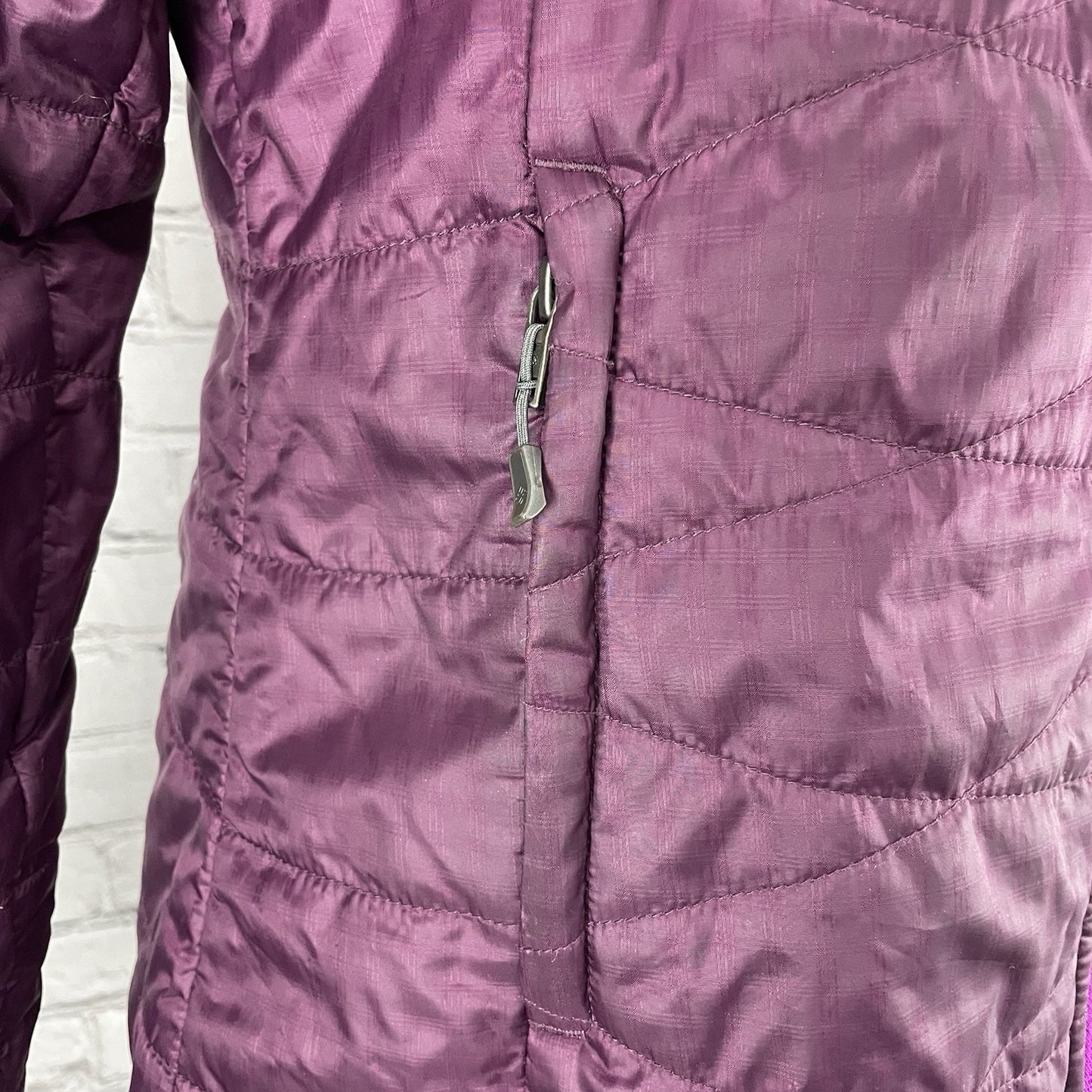Columbia Purple Quilted Omni Heat Insulated Zipped Jacket Pockets Size Small S