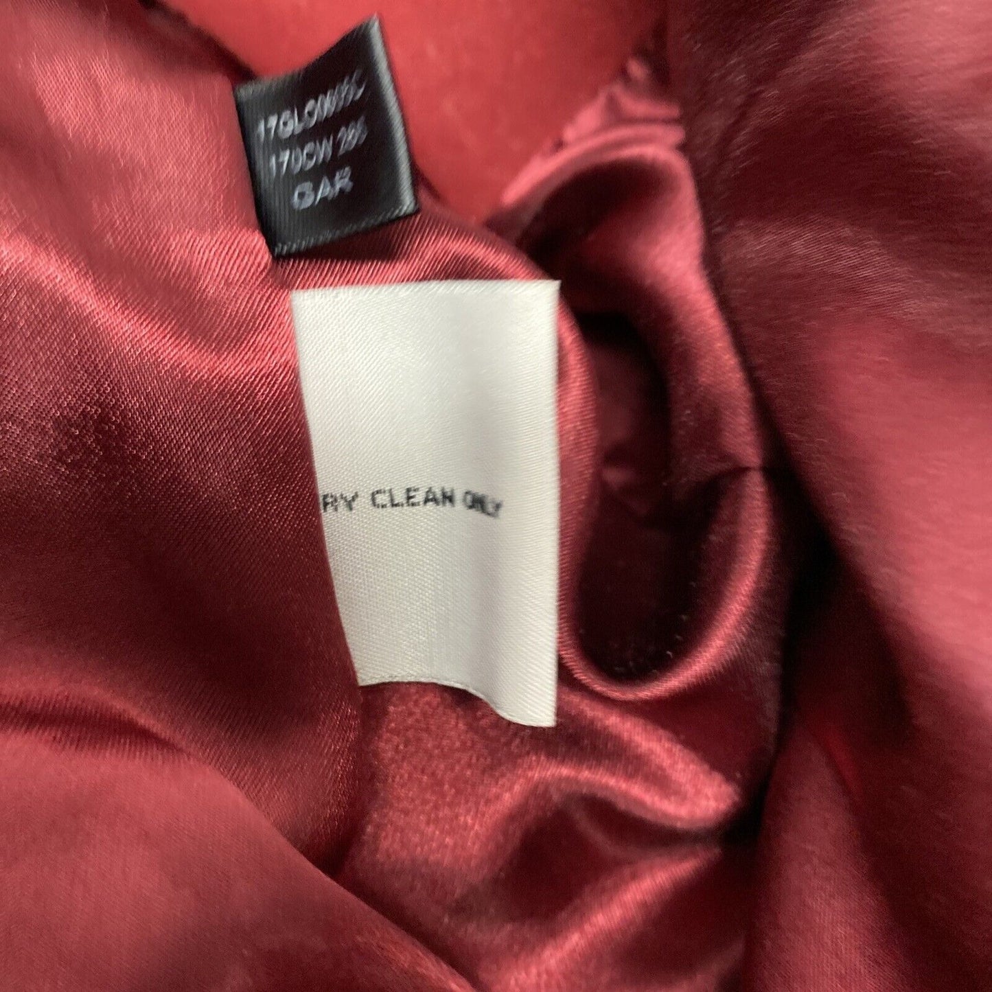 VTG Kenneth Cole Red Wool Blend Long Winter Overcoat Coat Jacket Size 10