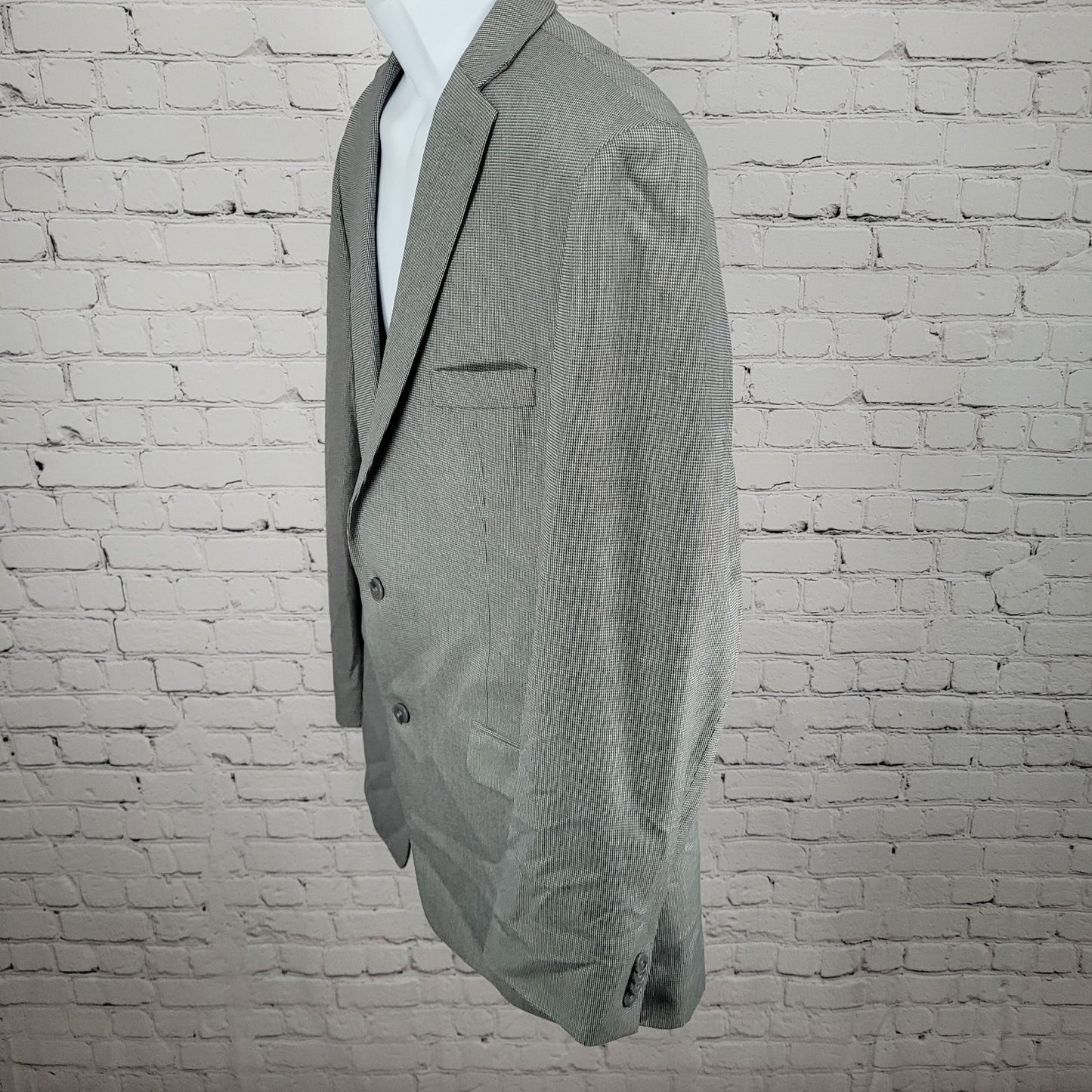 Michael Kors Grey 2 Button Double Vented Notch Blazer Sport Coat Size 44L